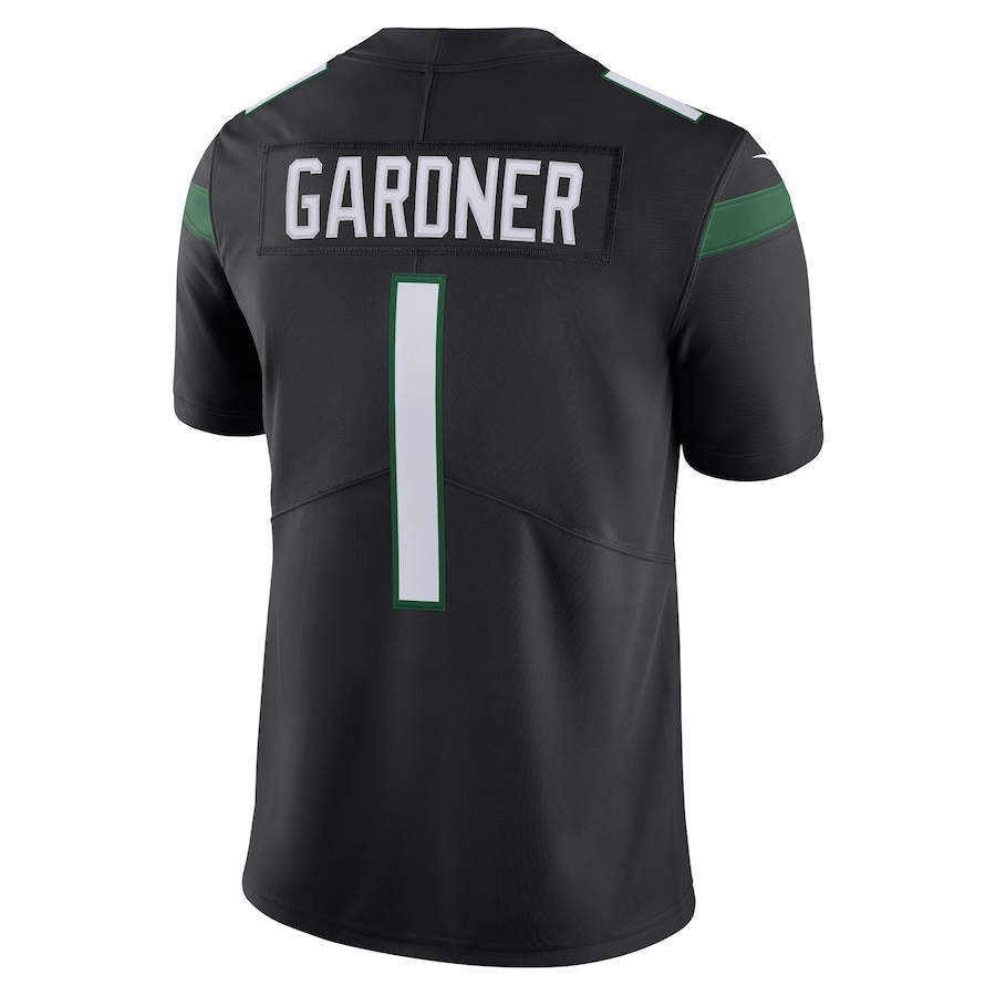 Ahmad Sauce Gardner 1 New York Jets Men’s Vapor Limited Stitched Jersey – Black