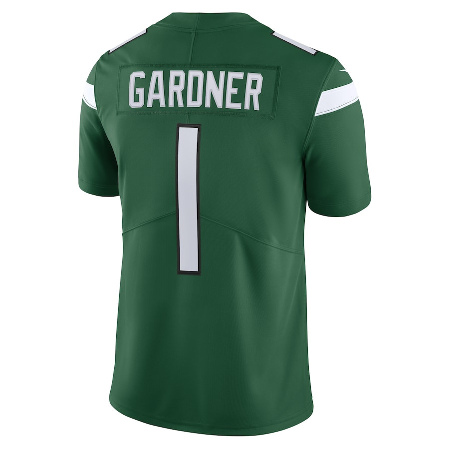 Ahmad Sauce Gardner 1 New York Jets Men’s Vapor Limited Stitched Jersey – Green