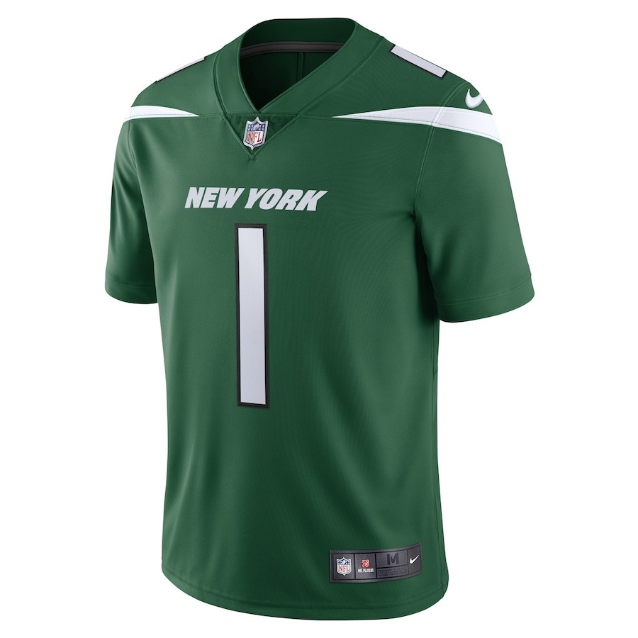 Ahmad Sauce Gardner 1 New York Jets Men’s Vapor Limited Stitched Jersey – Green
