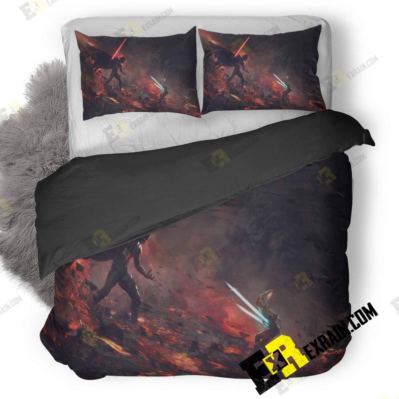 Ahsoka Tano Vs Darth Vader Image 3D Customized Duvet Cover Bedding Set