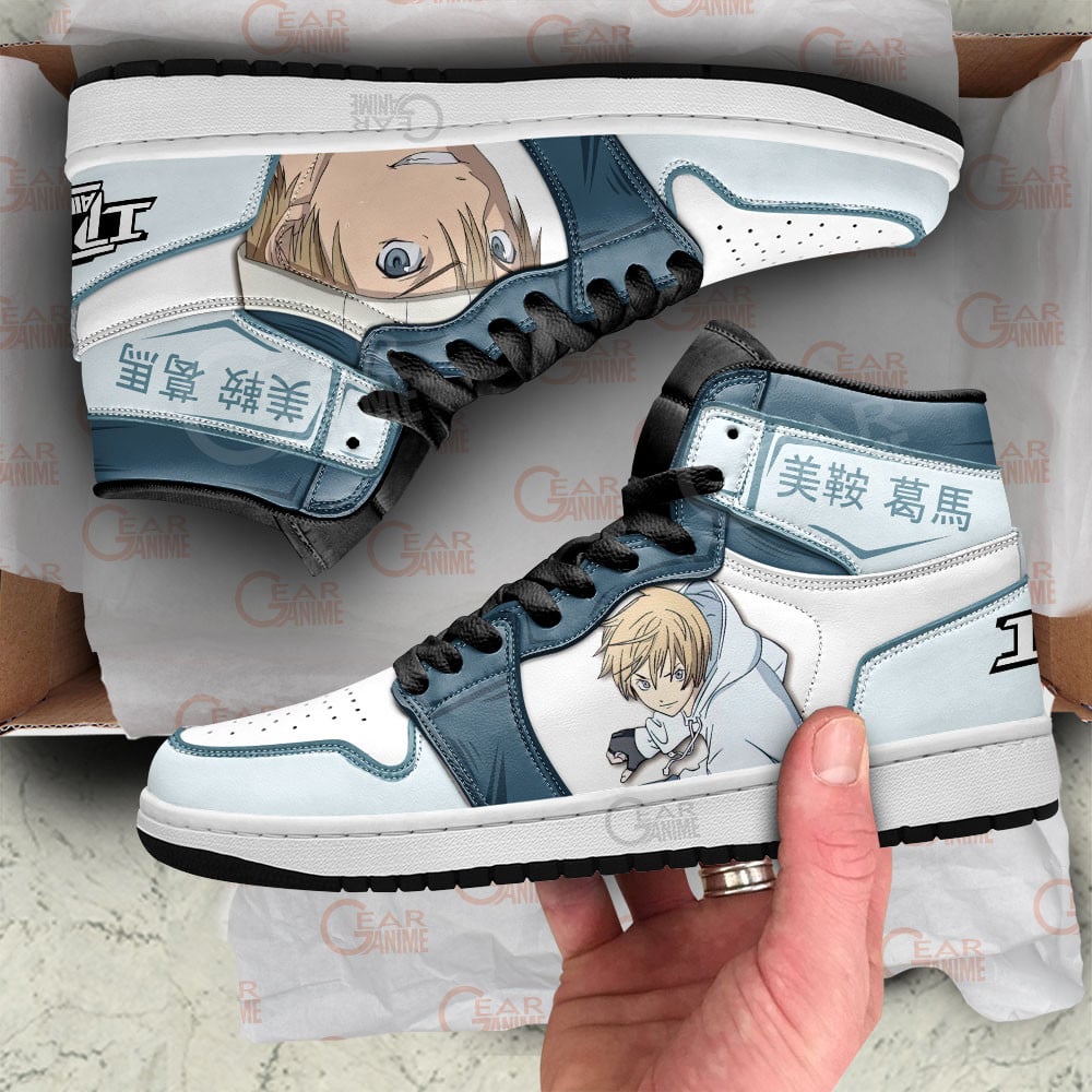 Air Gear Kazuma Mikura Shoes For Anime Fans, Air Jordan Hightop