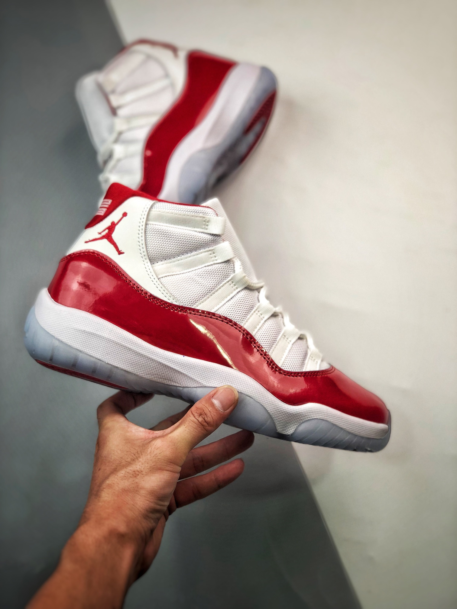 Air Jordan 11 Cherry White/Varsity Red-Black For Sale