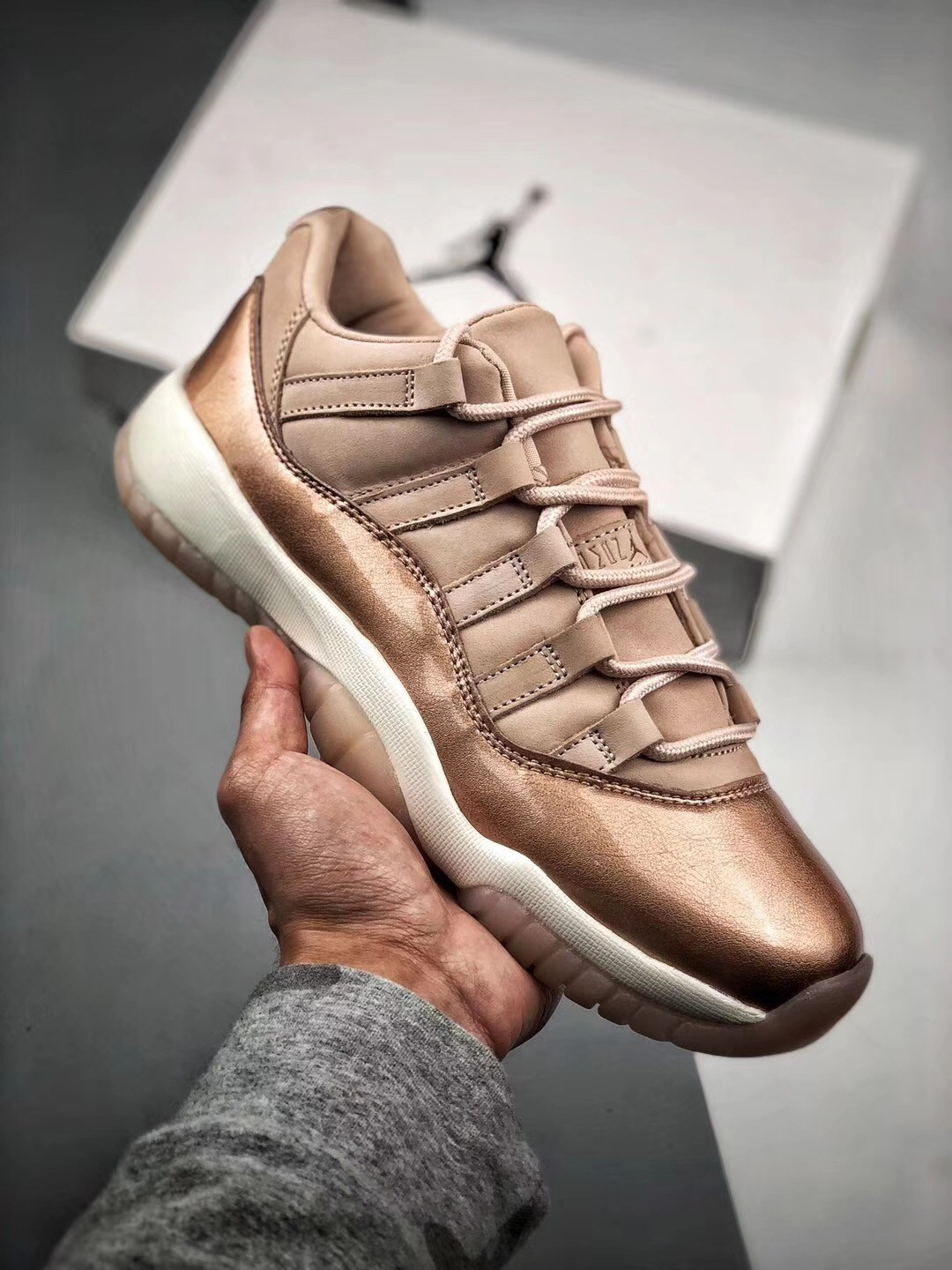Air Jordan 11 Low WMNS “Rose Gold” For Sale