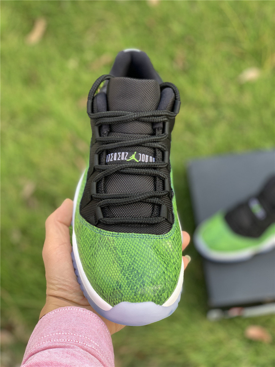 Air Jordan 11 Retro Low Black/Nightshade-White-Volt Ice