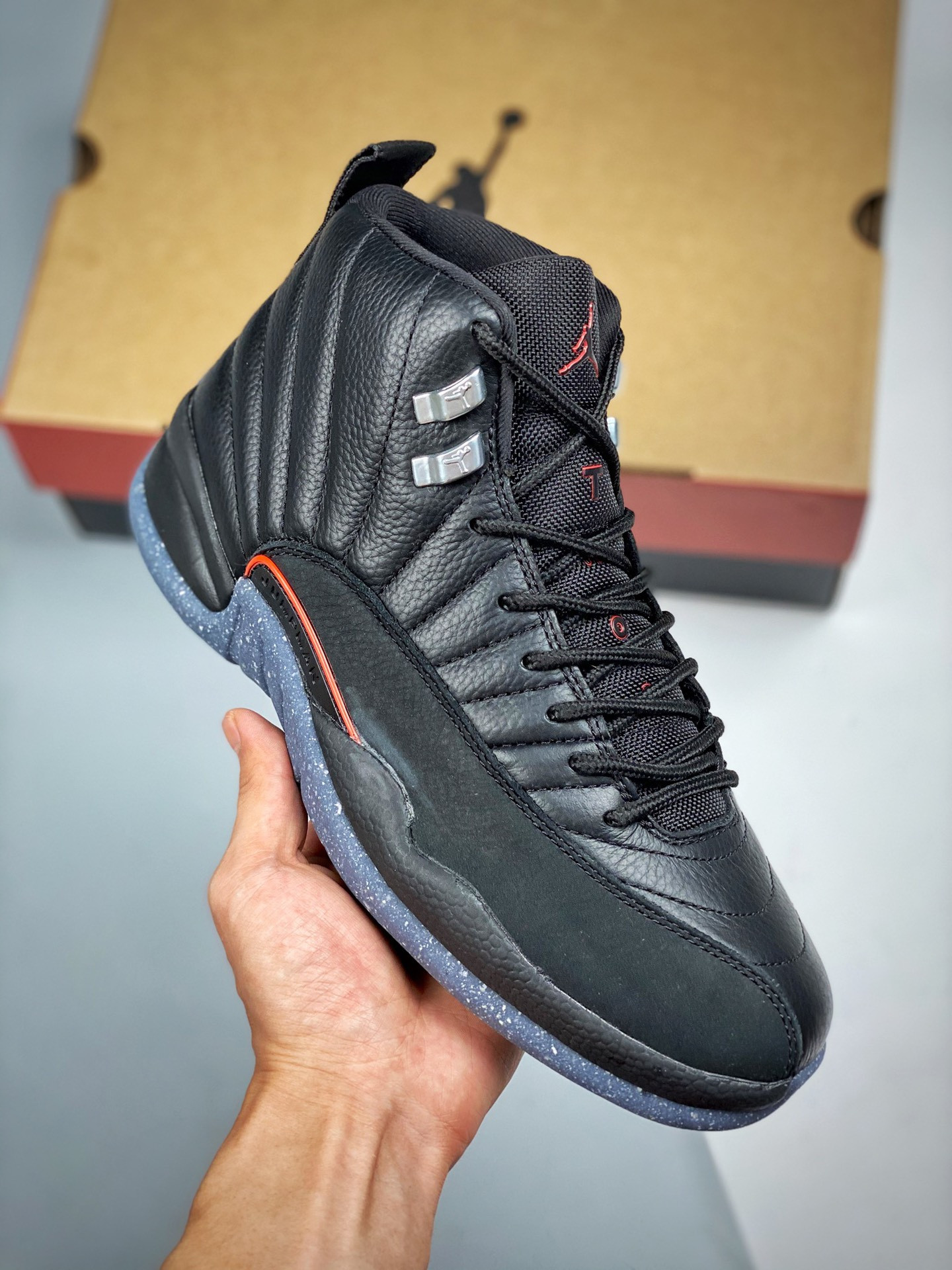 Air Jordan 12 ‘Utility’ Black/Black-Bright For Sale