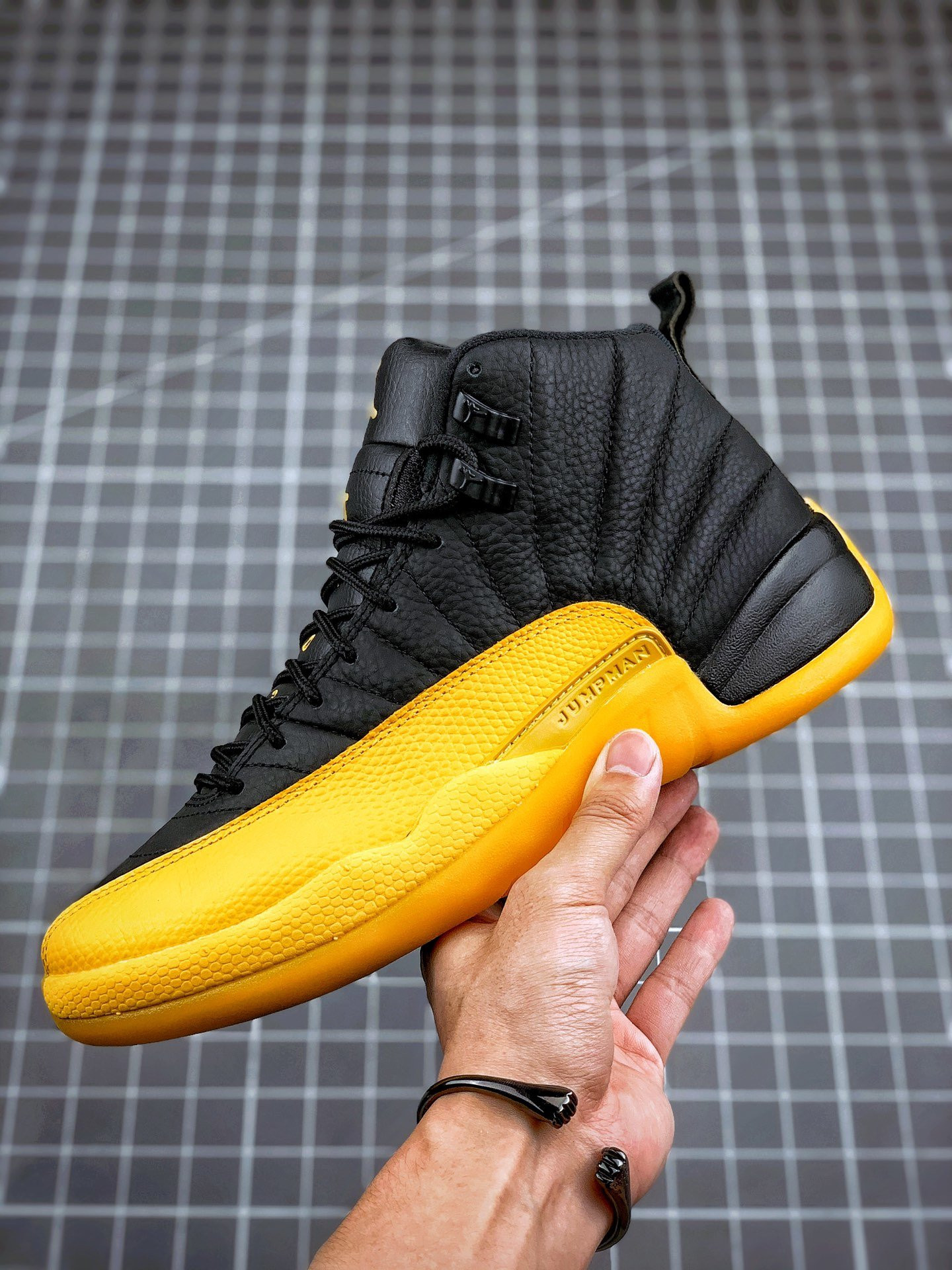 Air Jordan 12 Black University Gold For Sale