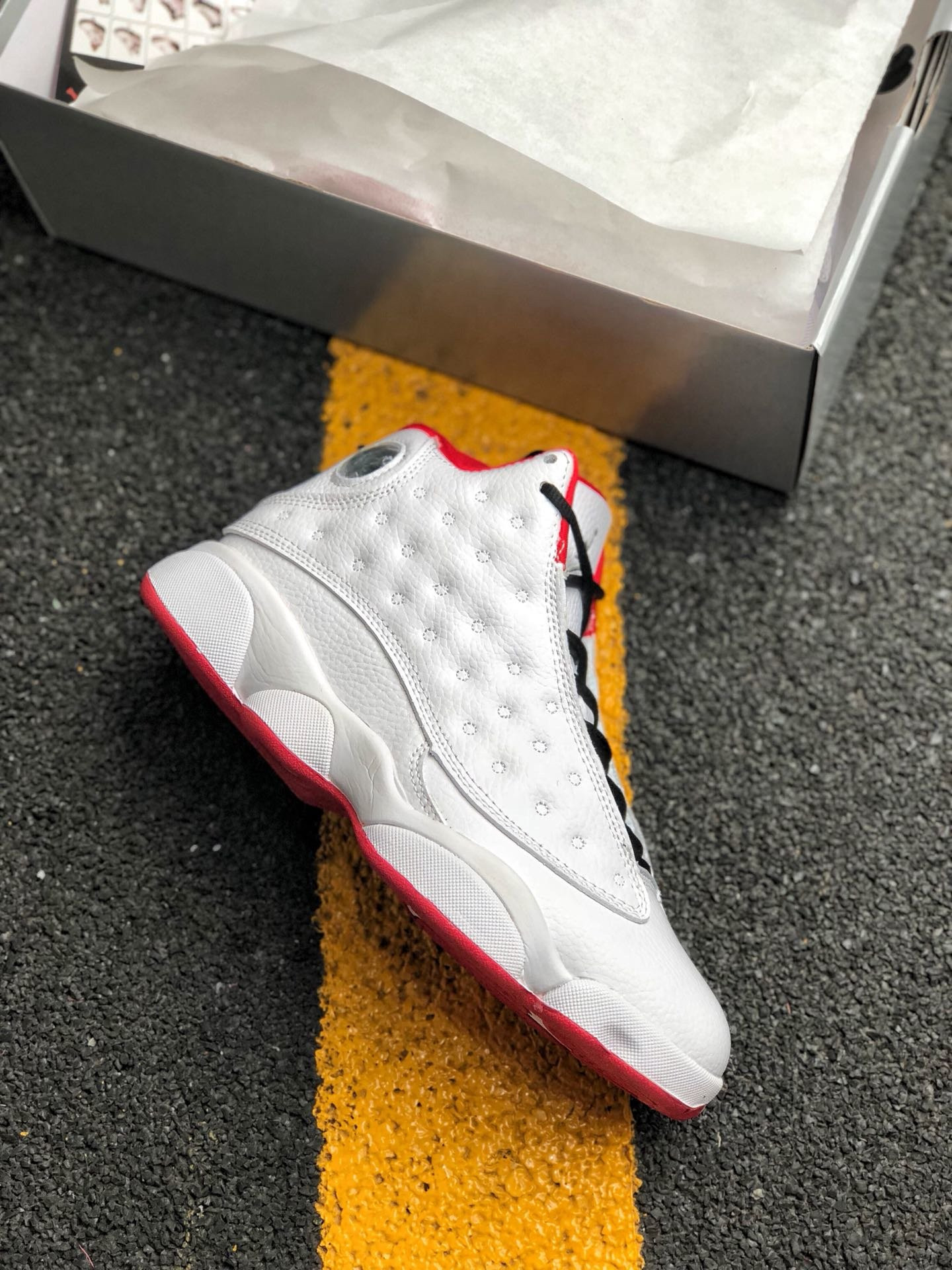 Air Jordan 13 “History of Flight” White/Metallic Silver-University Red On Sale