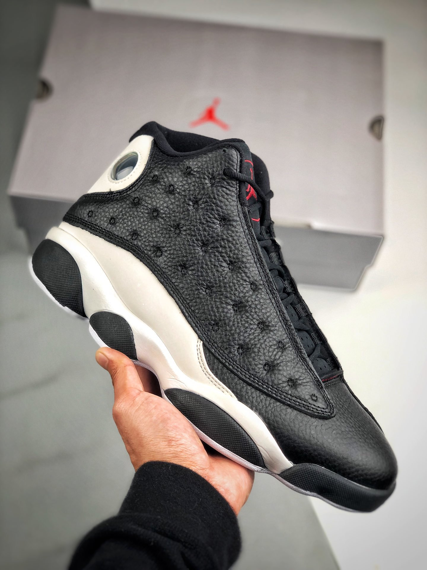 Air Jordan 13 “Reverse He Got Game” Black/White-Gym Red On Sale