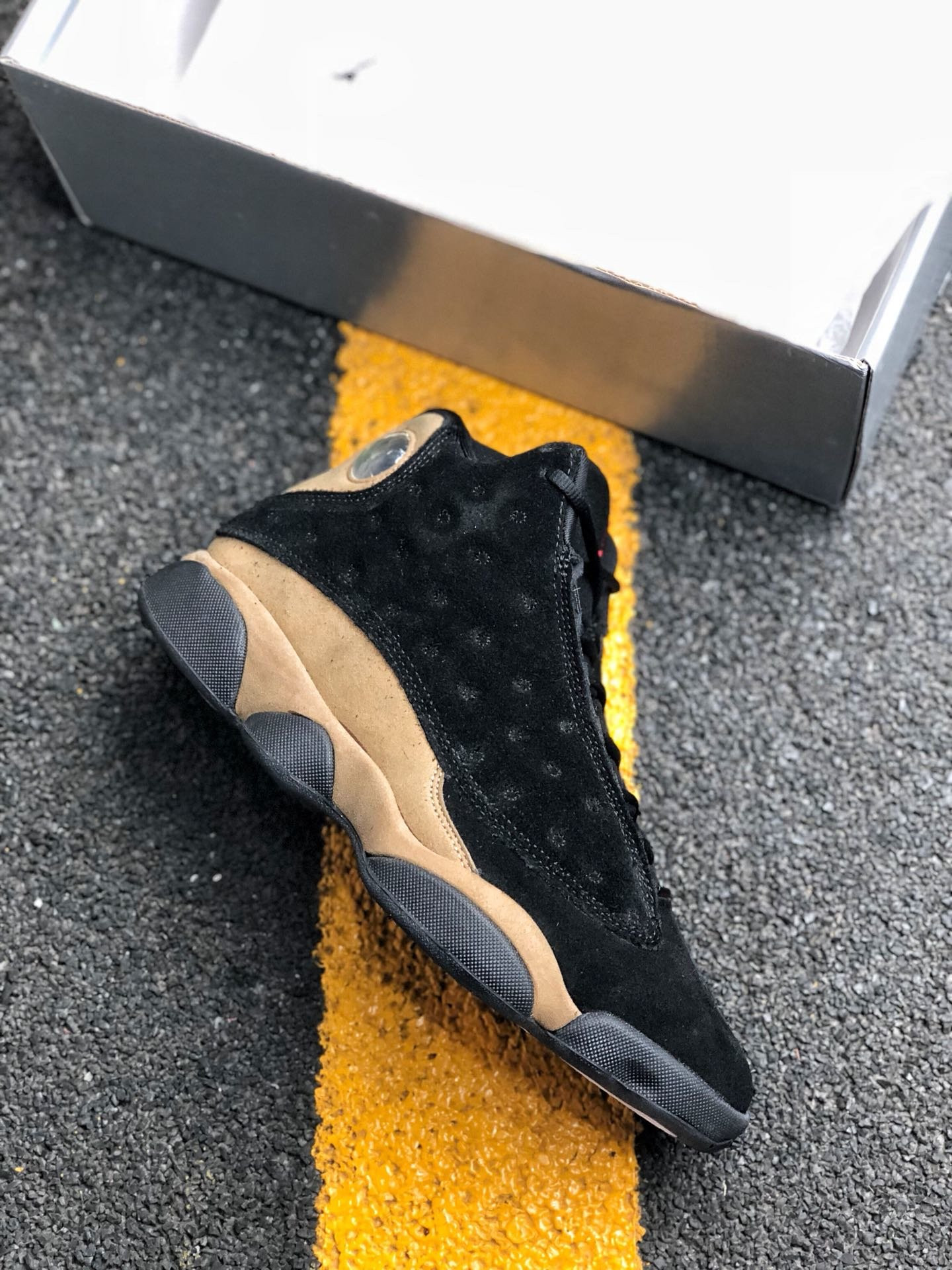 Air Jordan 13 Black/True Red-Light Olive On Sale