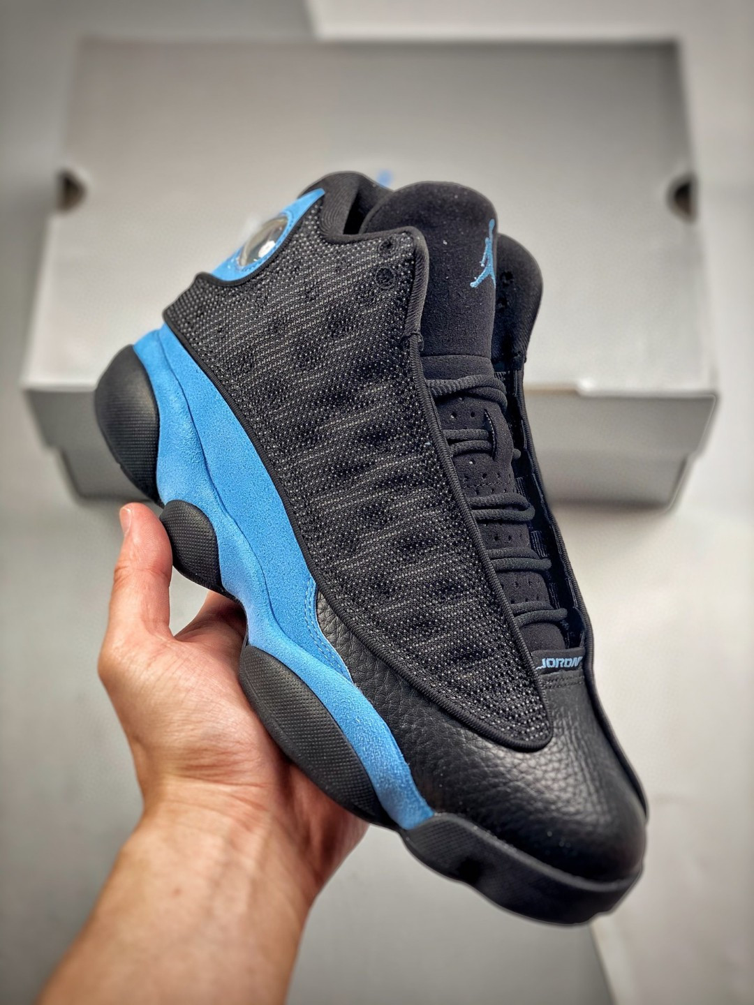 Air Jordan 13 Black/University Blue For Sale