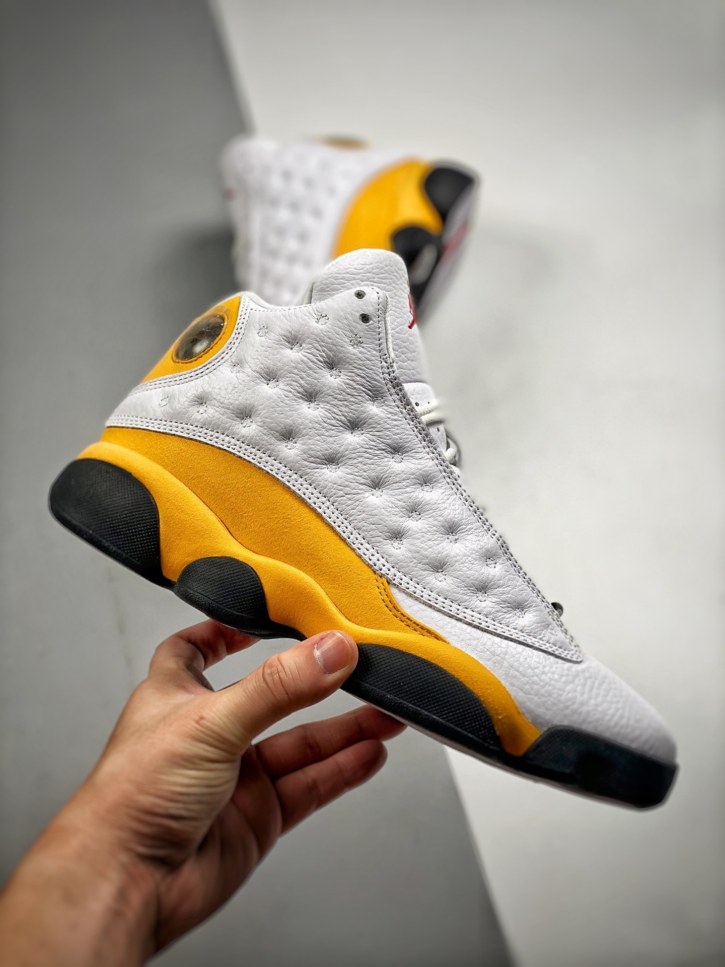 Air Jordan 13 White/University Red-Del Sol-Black On Sale