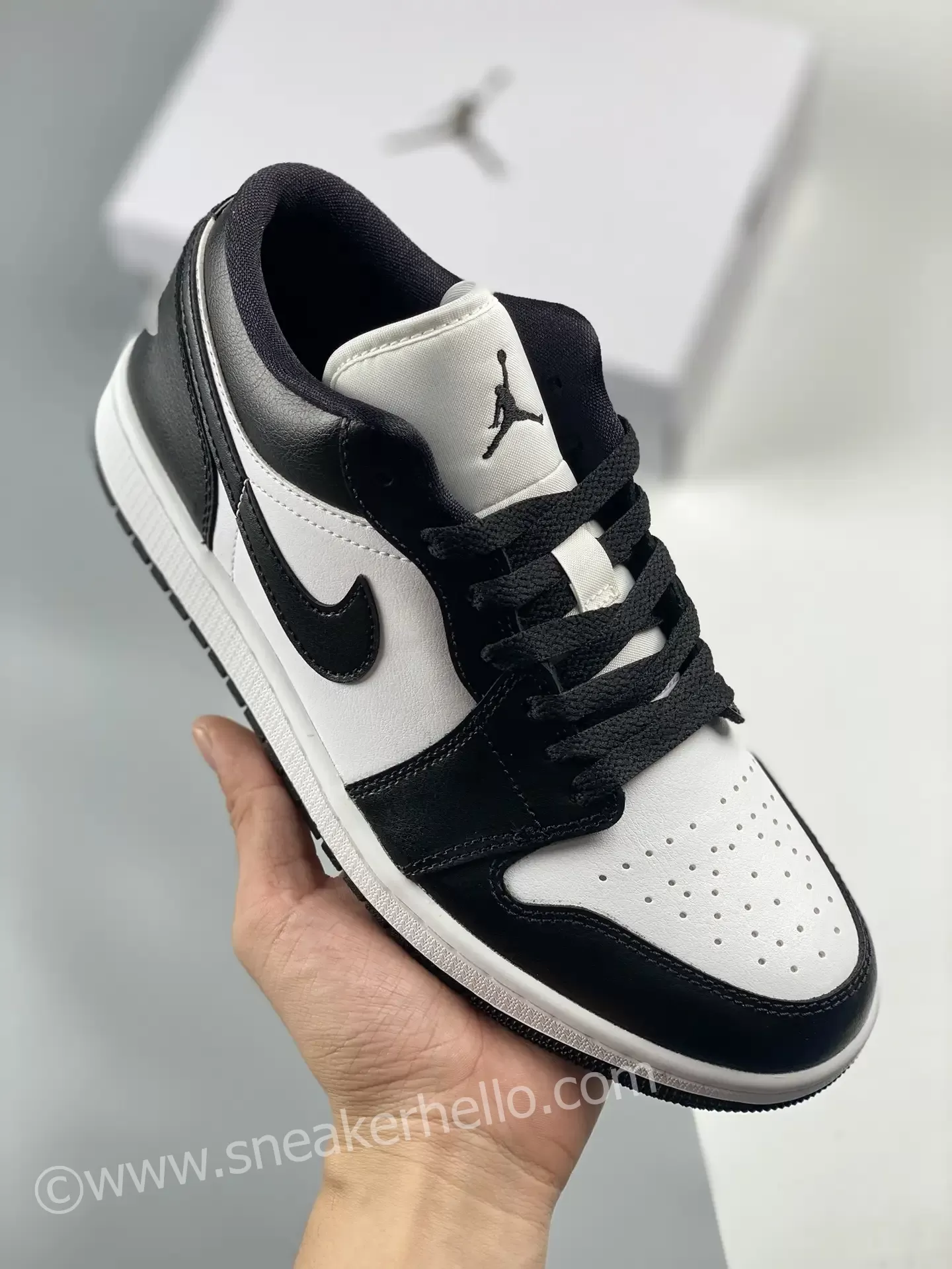 Air Jordan 1 Low “Panda” White/Black-White For Sale