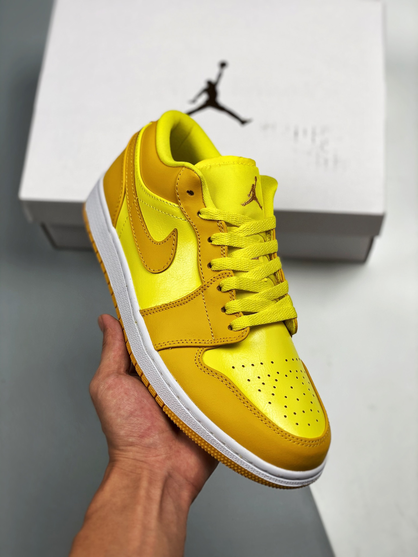 Air Jordan 1 Low “SNKRS Day” Yellow Sail For Sale