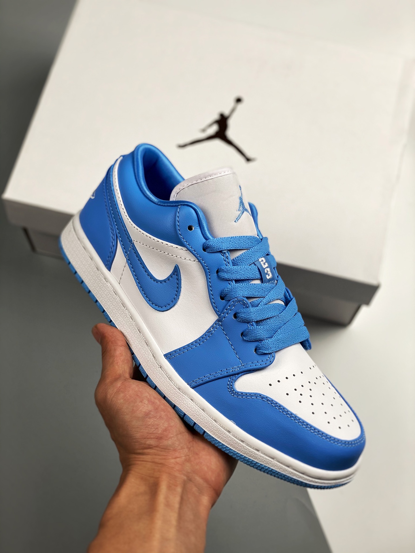 Air Jordan 1 Low “UNC” University Blue/White For Sale