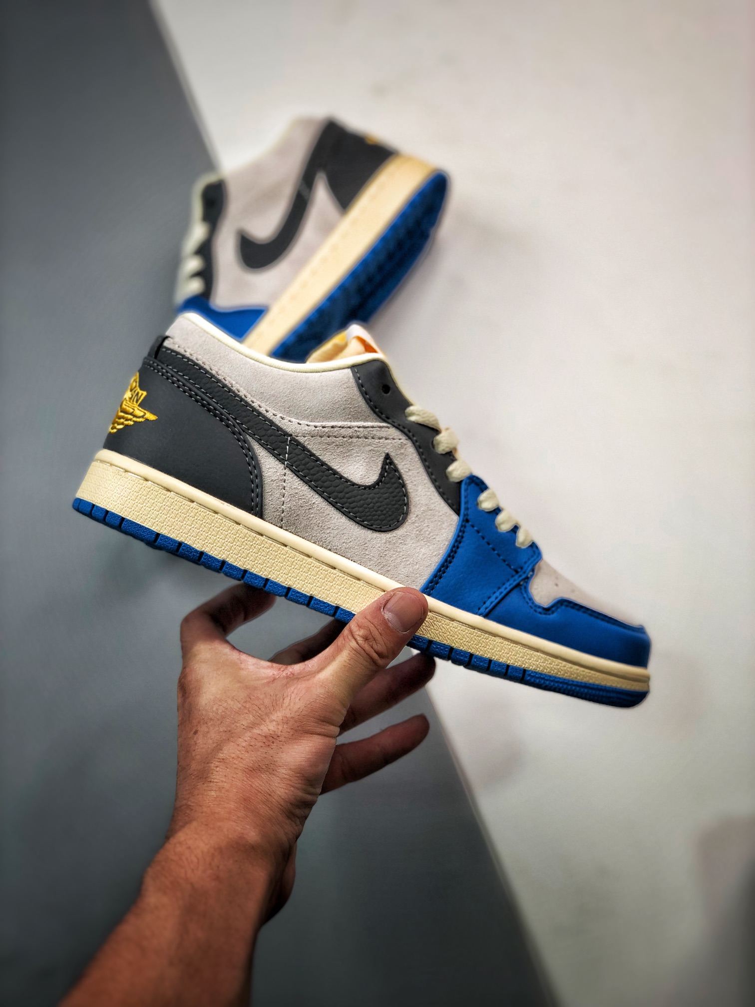 Air Jordan 1 Low “UNC Grey” White/University Blue-Grey-Sail For Sale