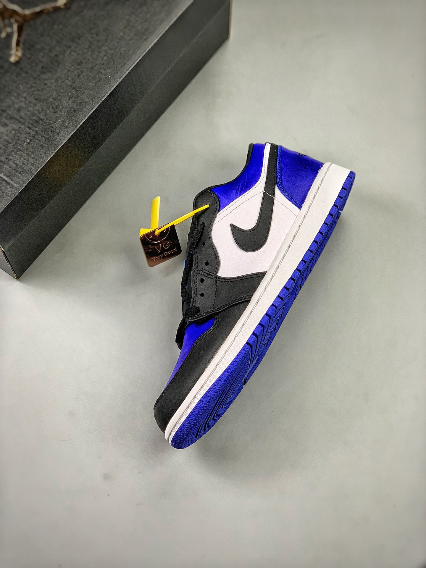 Air Jordan 1 Low Inside Out Grey Black For Sale