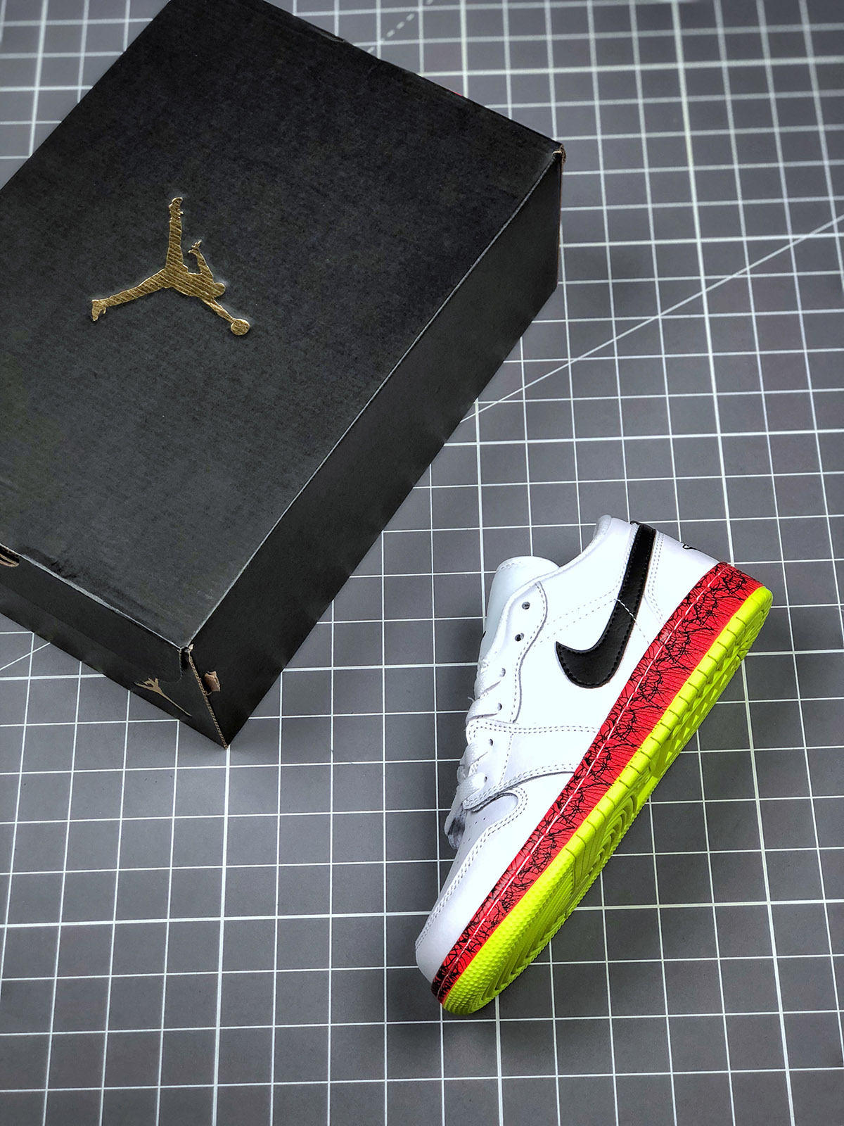 Air Jordan 1 Low Multi-Color Midsoles White For Sale