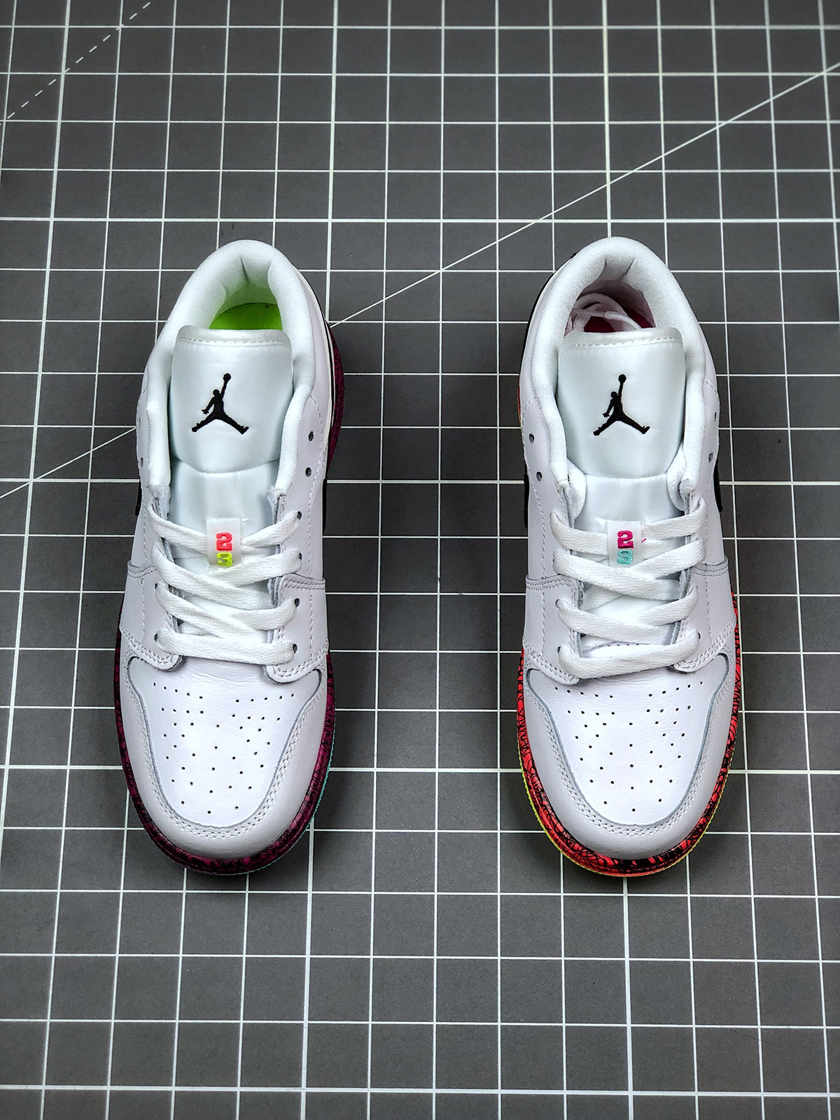 Air Jordan 1 Low Multi-Color Midsoles White For Sale
