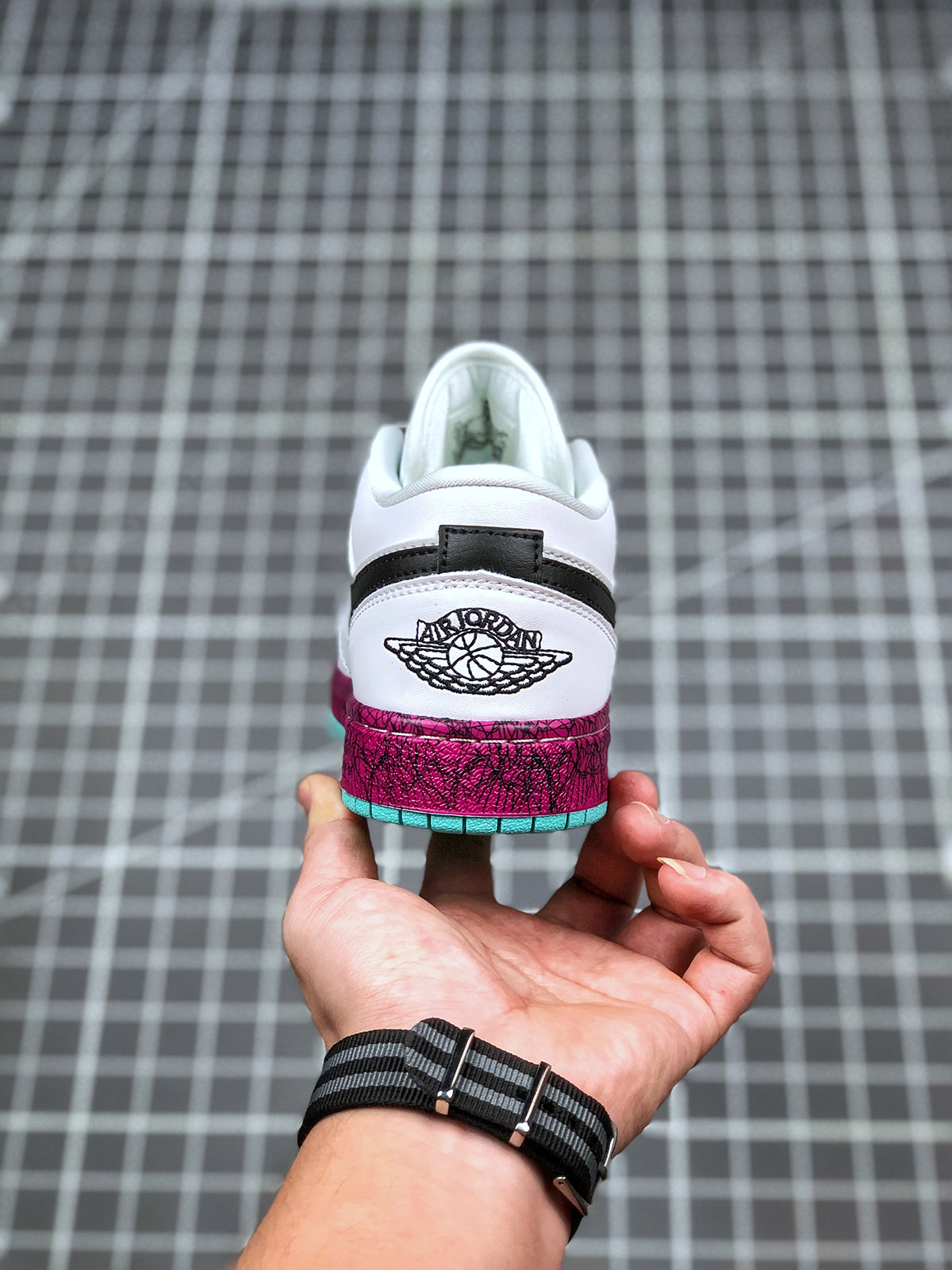 Air Jordan 1 Low Multi-Color Midsoles White For Sale