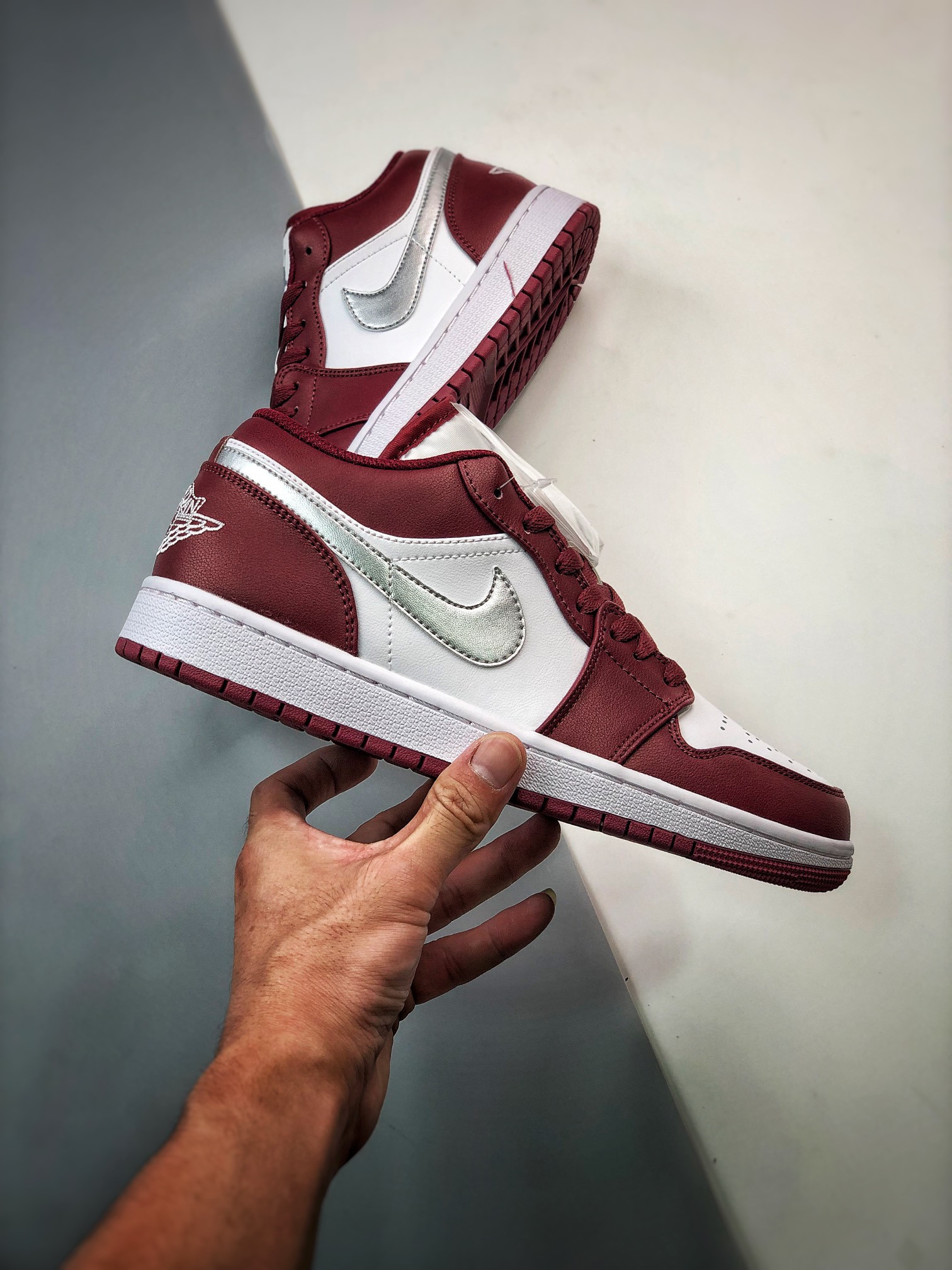 Air Jordan 1 Low Palomino/Wild Berry-White For Sale