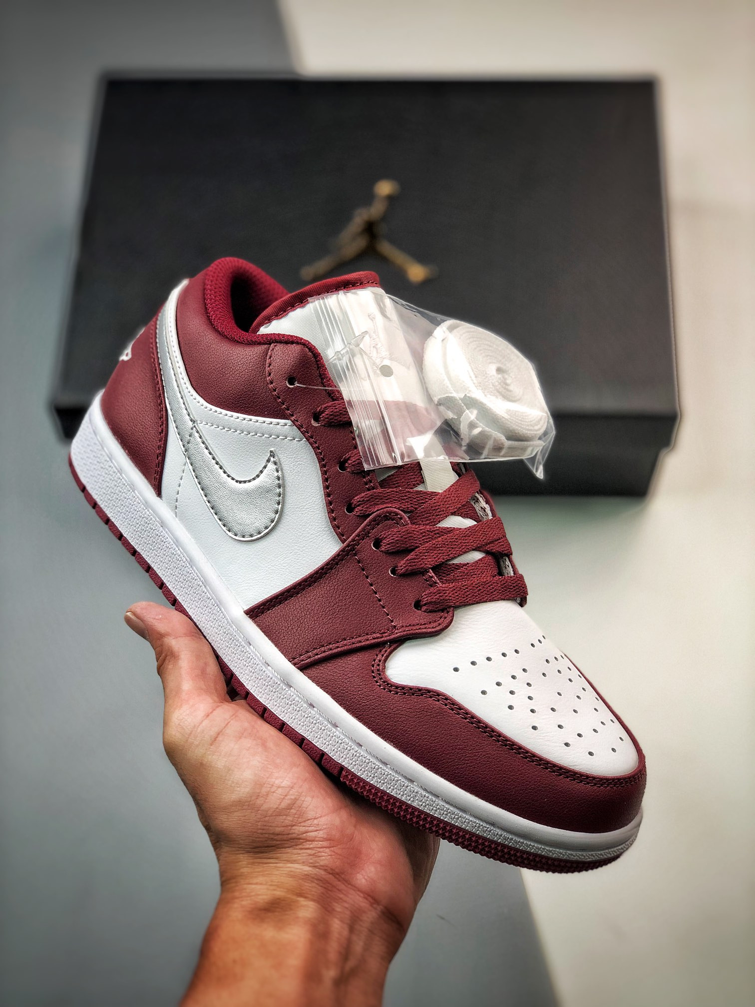 Air Jordan 1 Low Palomino/Wild Berry-White For Sale