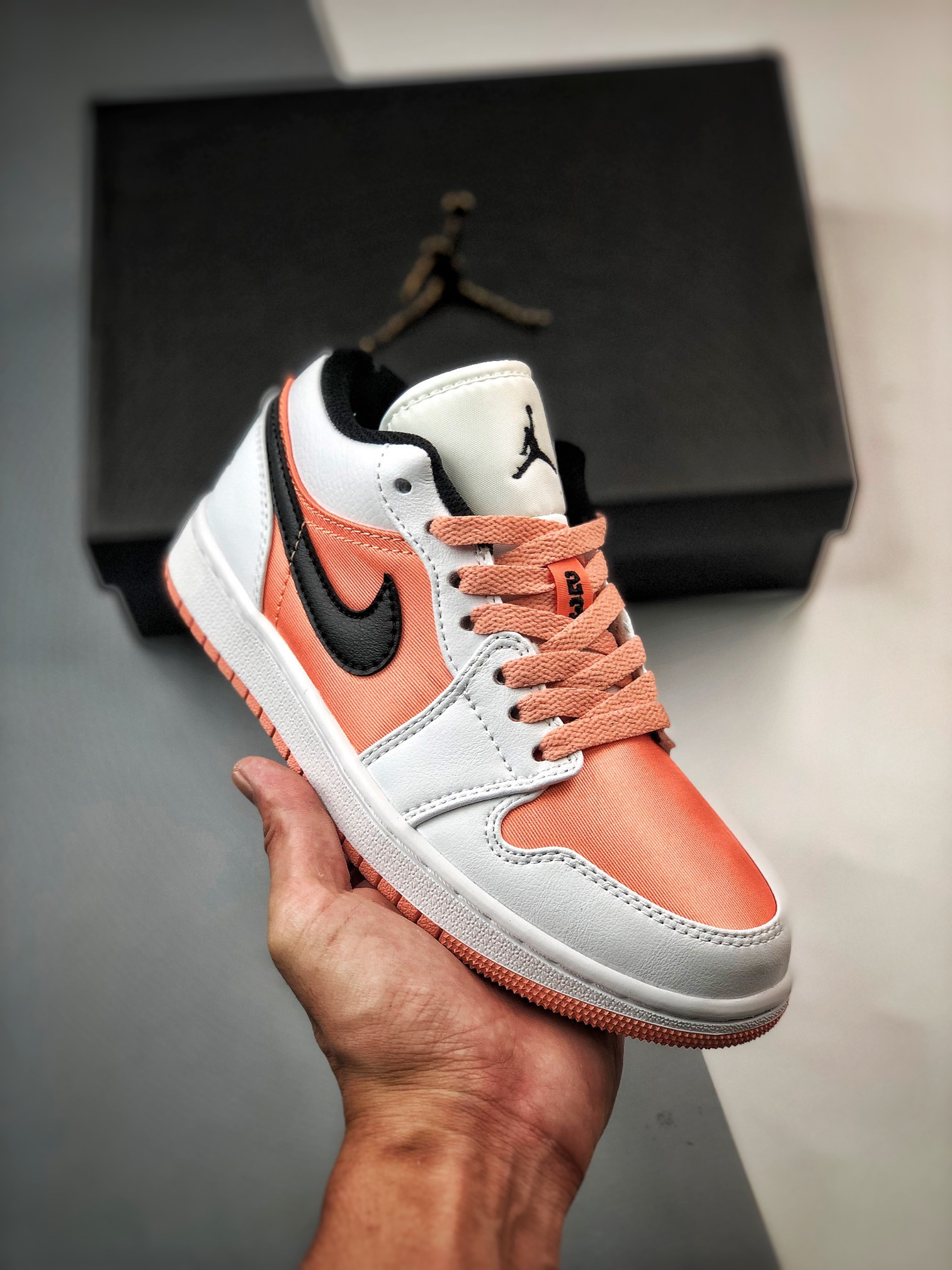 Air Jordan 1 Low ‘Paris’ White/Sky Grey-Football Grey For Sale