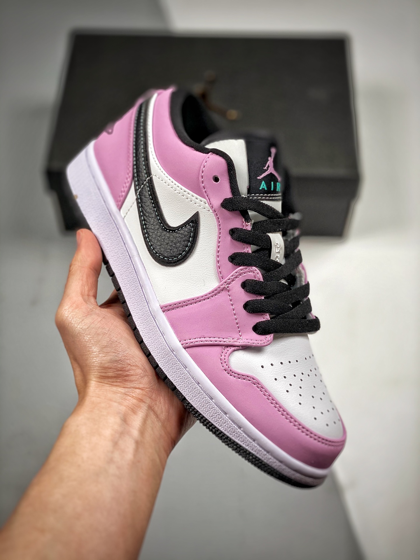 Air Jordan 1 Low Violet Shock/Black-Tropical Twist For Sale