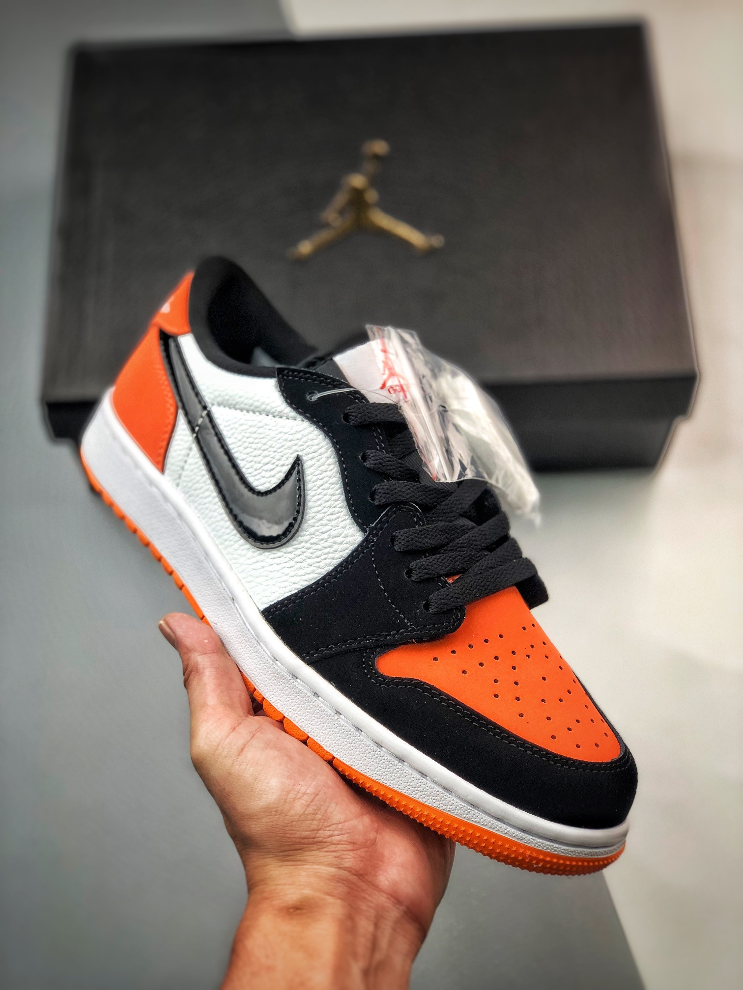 Air Jordan 1 Low Wear-Away Black Green For Sale