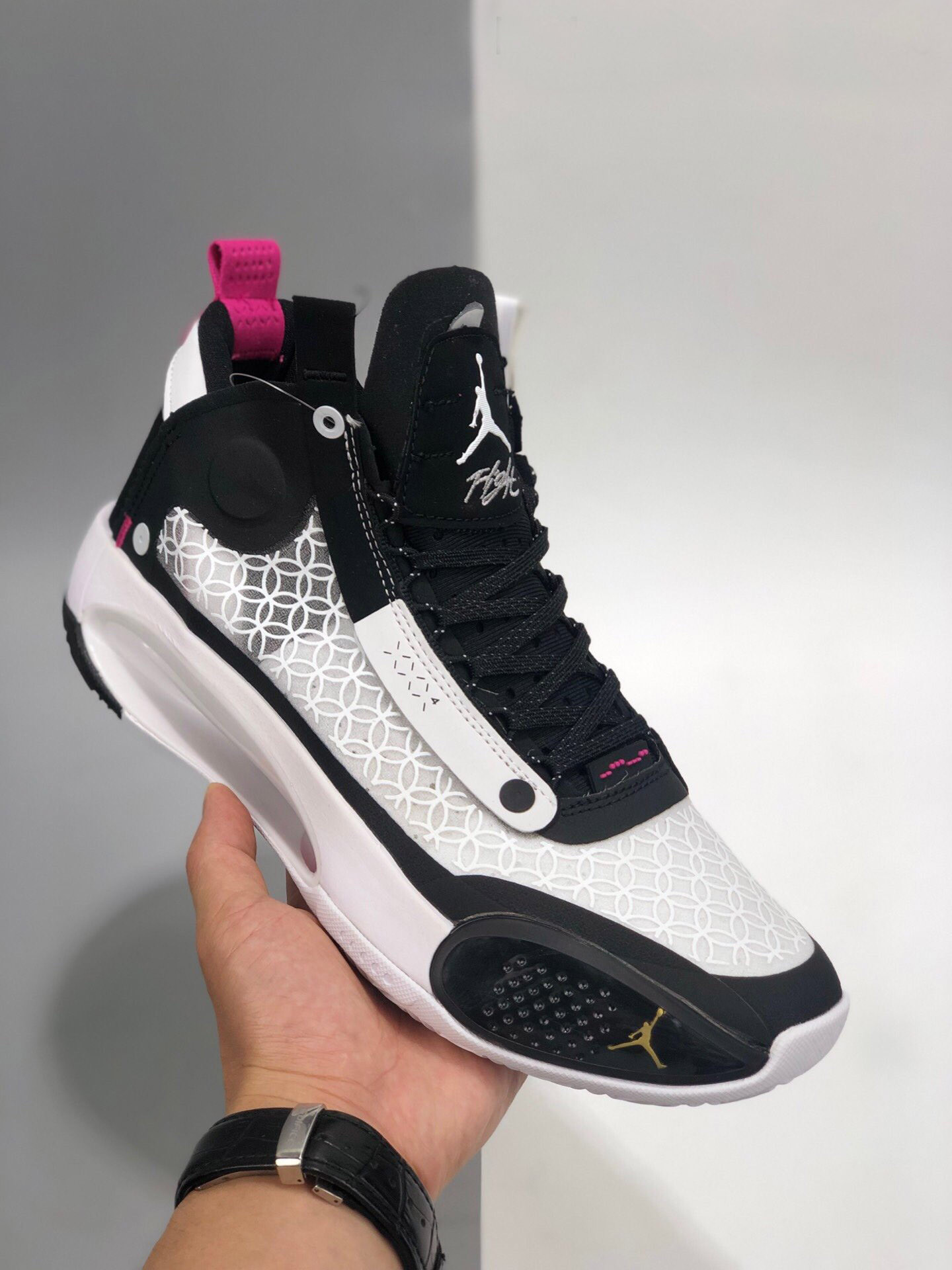 Air Jordan 34 “CNY” Black/Metallic Silver-White-Digital Pink On Sale