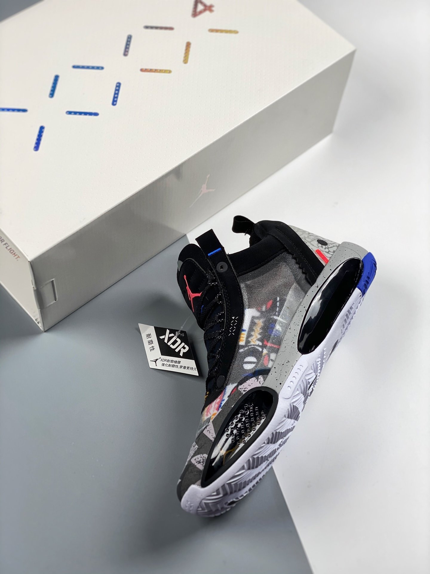 Air Jordan 34 Low “Print” Black/Laser On Sale