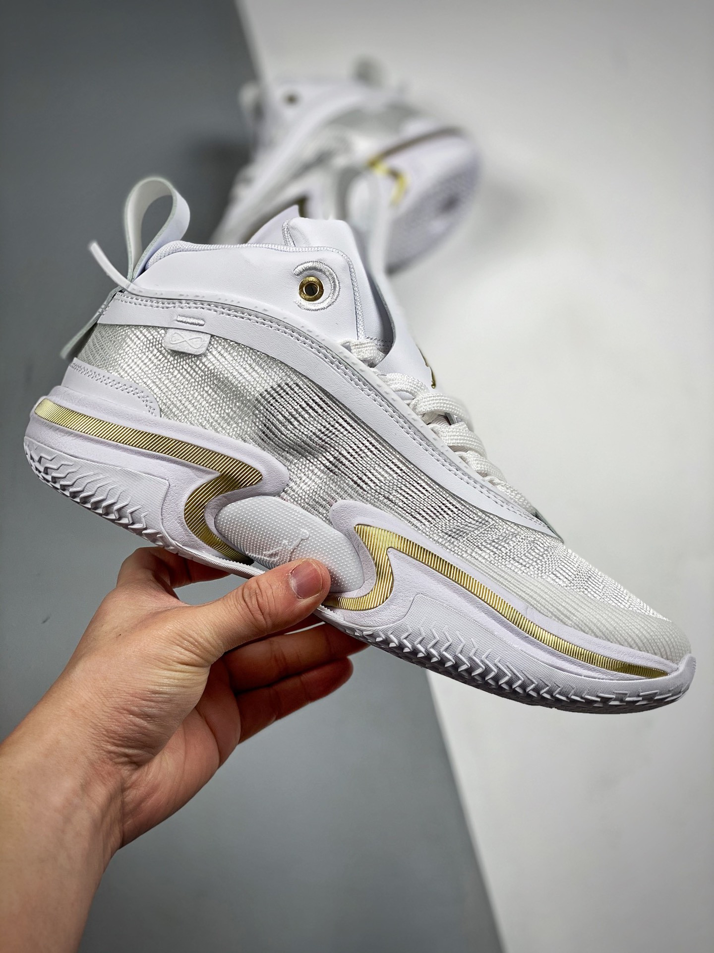 Air Jordan 36 “Glory” White/Black-Metallic Gold On Sale