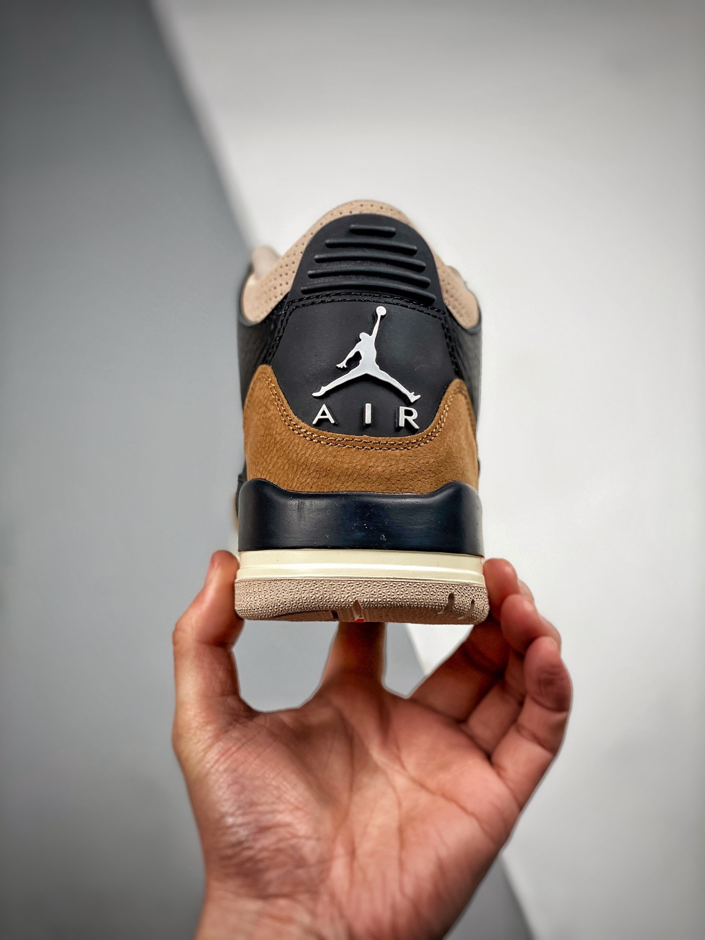 Air Jordan 3 “Desert Elephant” Black/Rush Orange /Fossil Stone/Sail For Sale