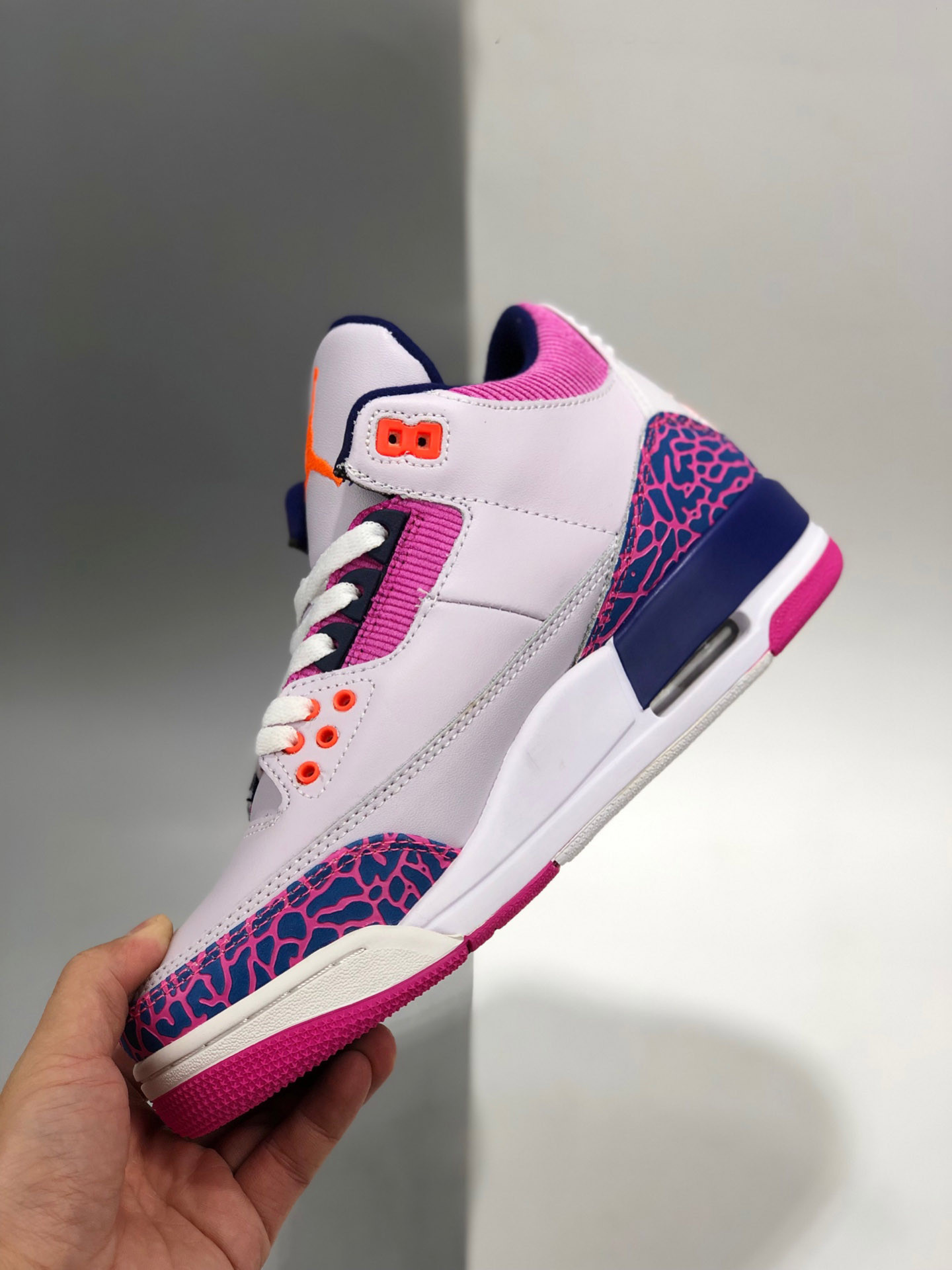 Air Jordan 3 GS Barely Grape/Hyper Crimson-Fire Pink For Sale