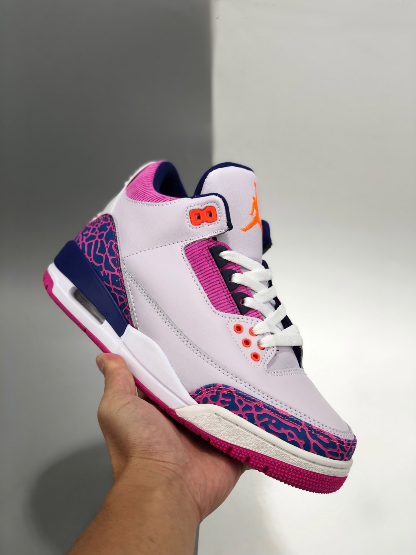 Air Jordan 3 GS Barely Grape/Hyper Crimson-Fire Pink For Sale