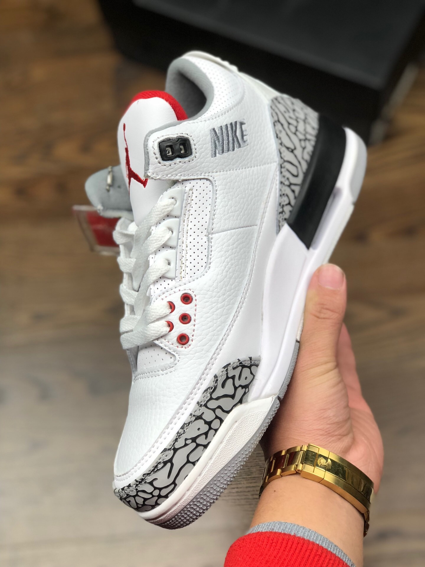 Air Jordan 3 NRG “JTH” White Cement For Sale