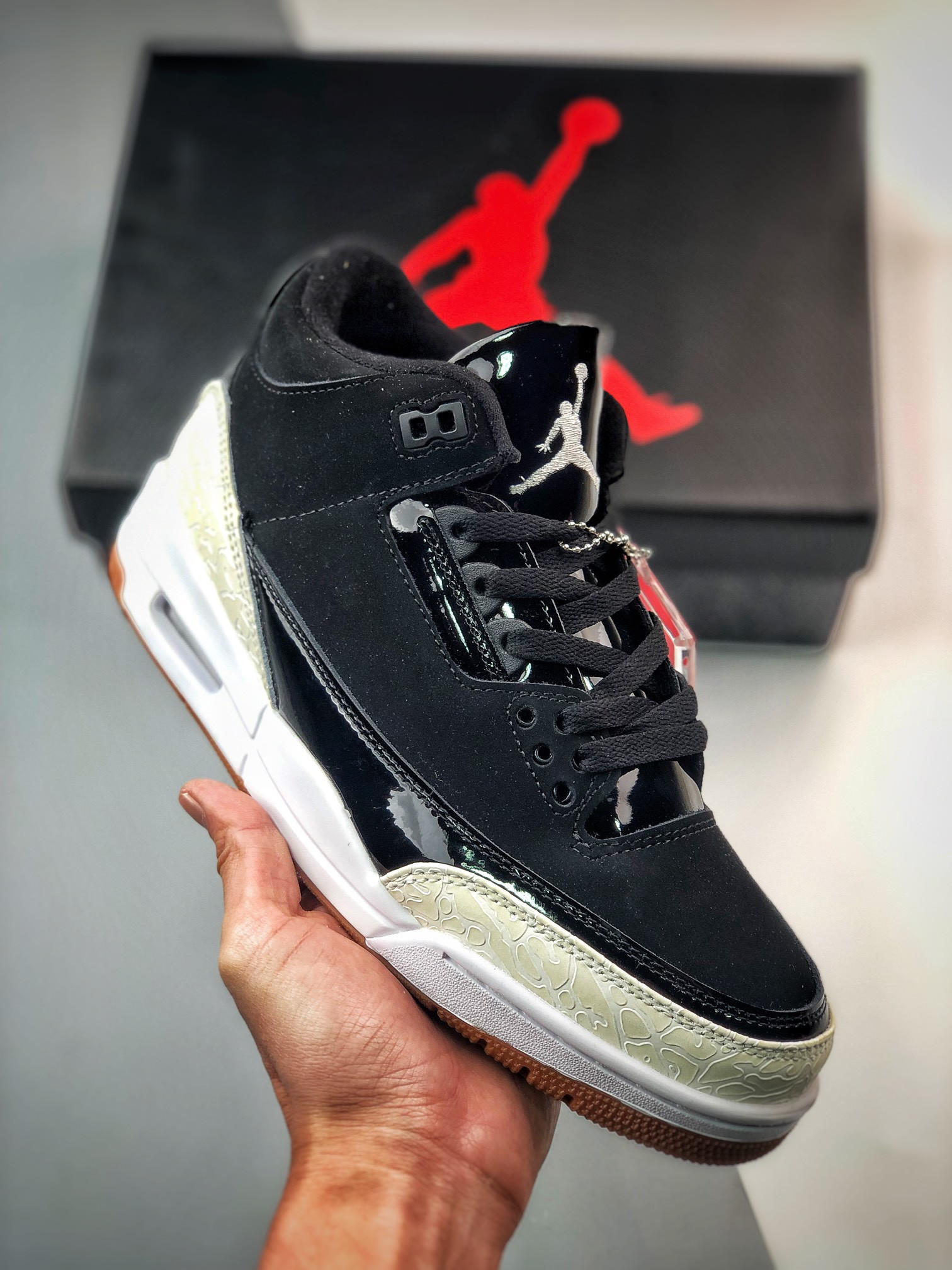 Air Jordan 3 Retro “Black White Gum” For Sale
