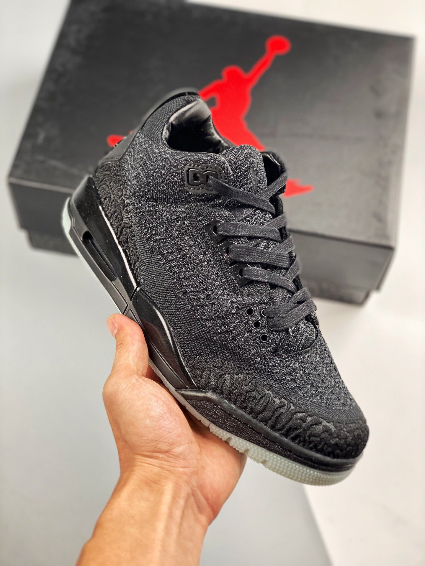 Air Jordan 3 Retro Flyknit Black For Sale