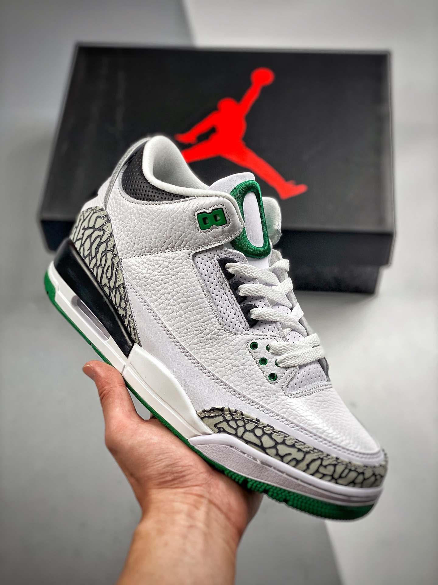 Air Jordan 3 Retro Oregon Ducks Pit Crew White Black Green For Sale