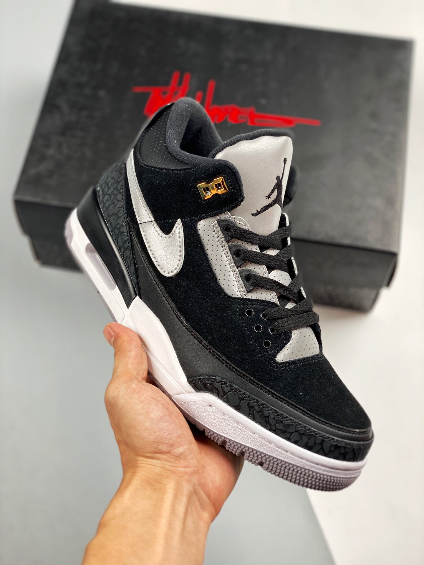 Air Jordan 3 Tinker “Black Cement” For Sale
