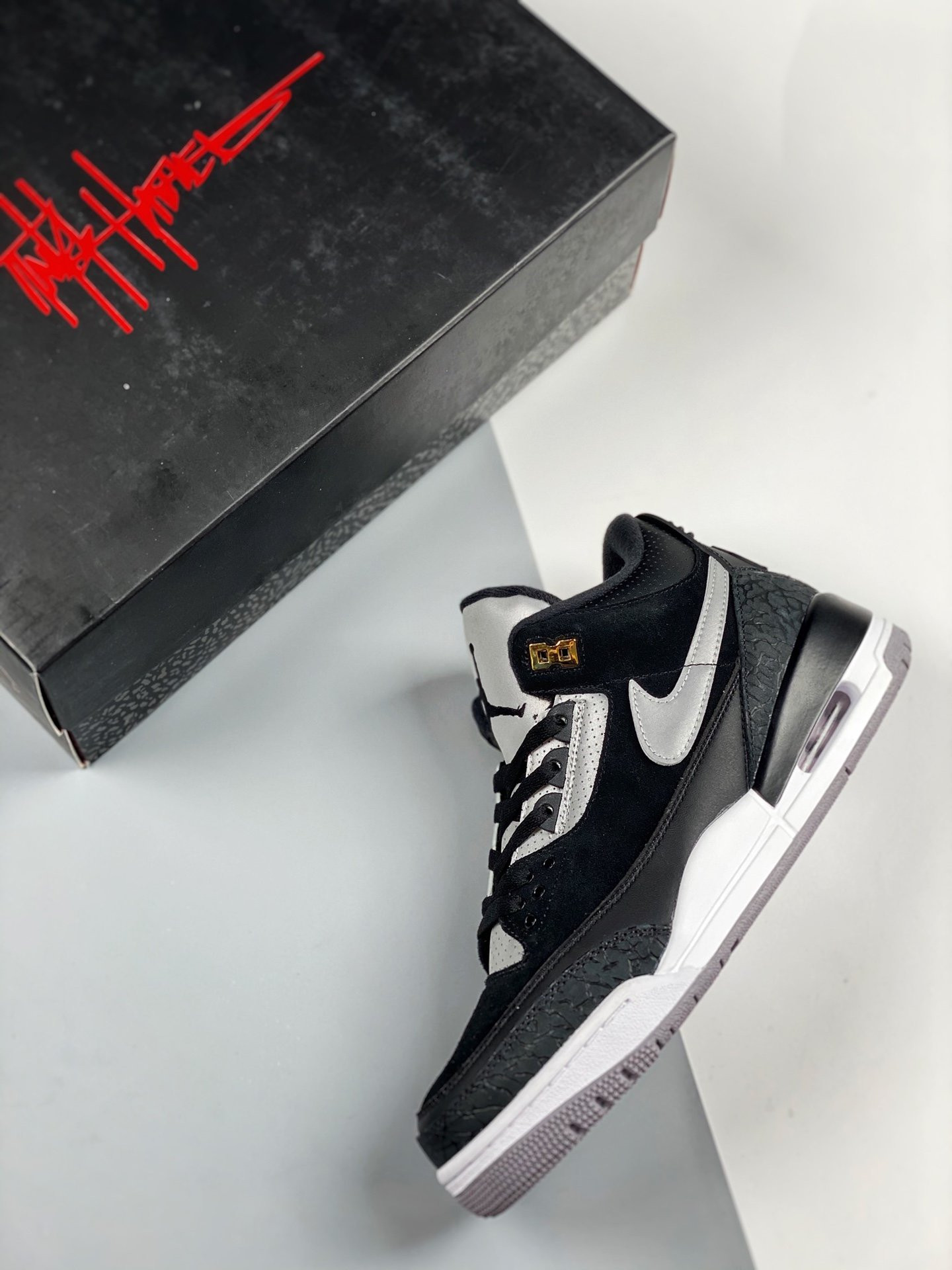 Air Jordan 3 Tinker “Black Cement” For Sale
