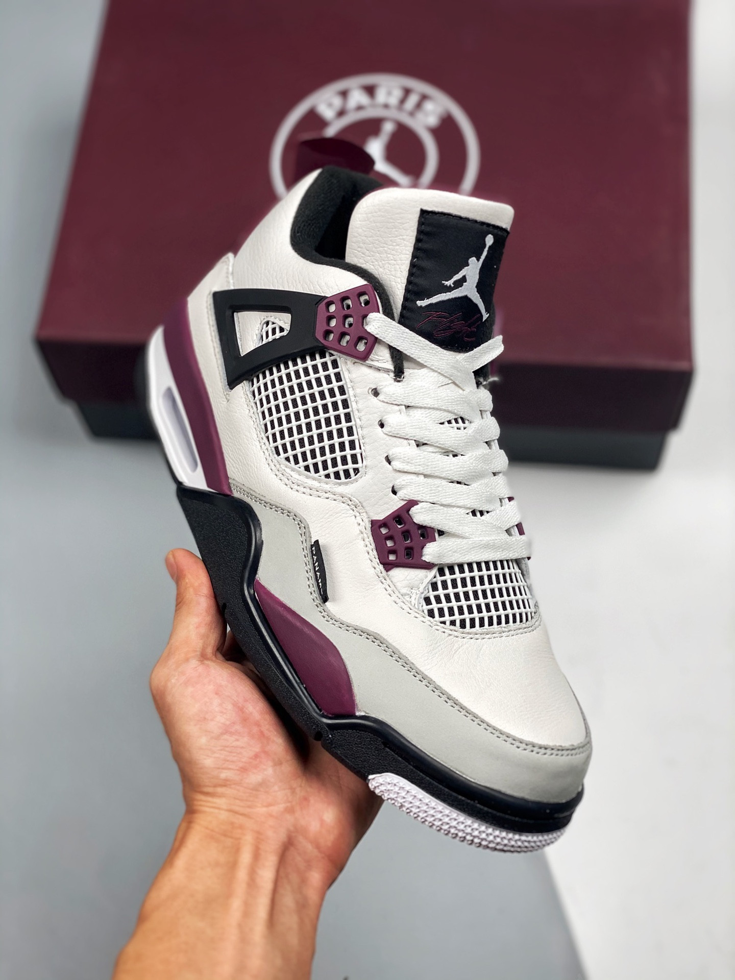Air Jordan 4 “PSG” White/Neutral For Sale