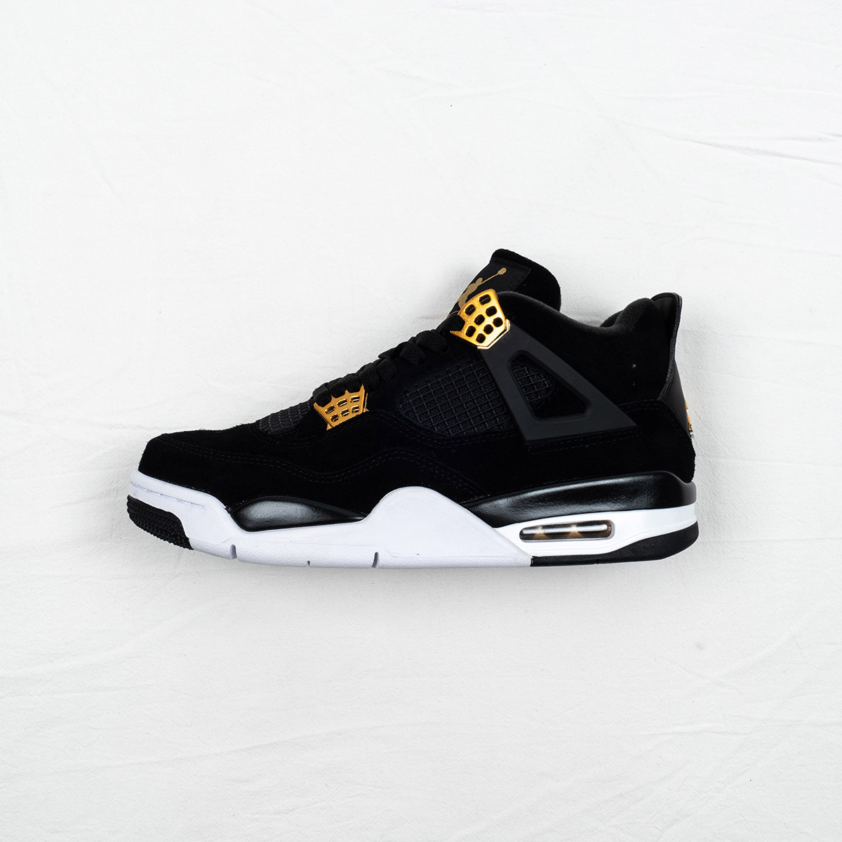 Air Jordan 4 “Royalty” Black/Metallic For Sale
