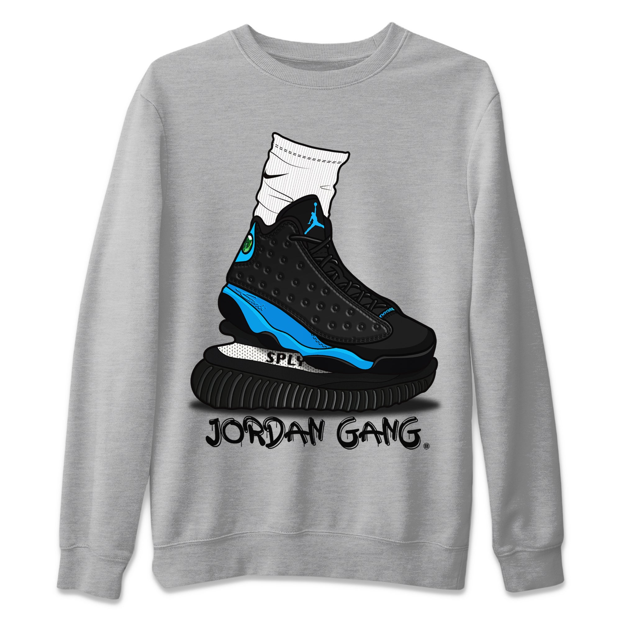 Air Jordan Gang Unisex Sweater – Air Jordan 13 UNC, Sneakers Matching Sweater