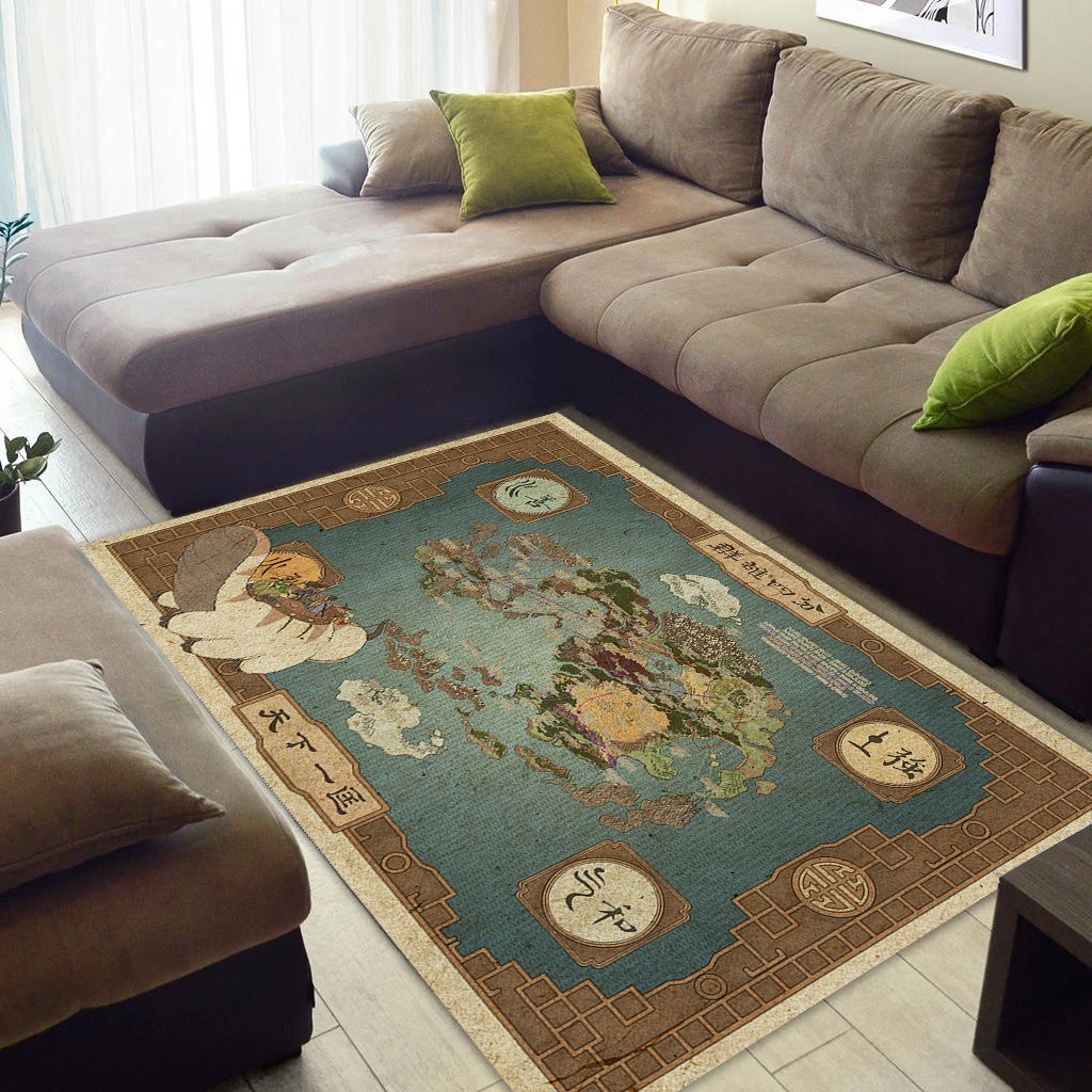Airbender Map Area Limited Edition Rectangle Rug