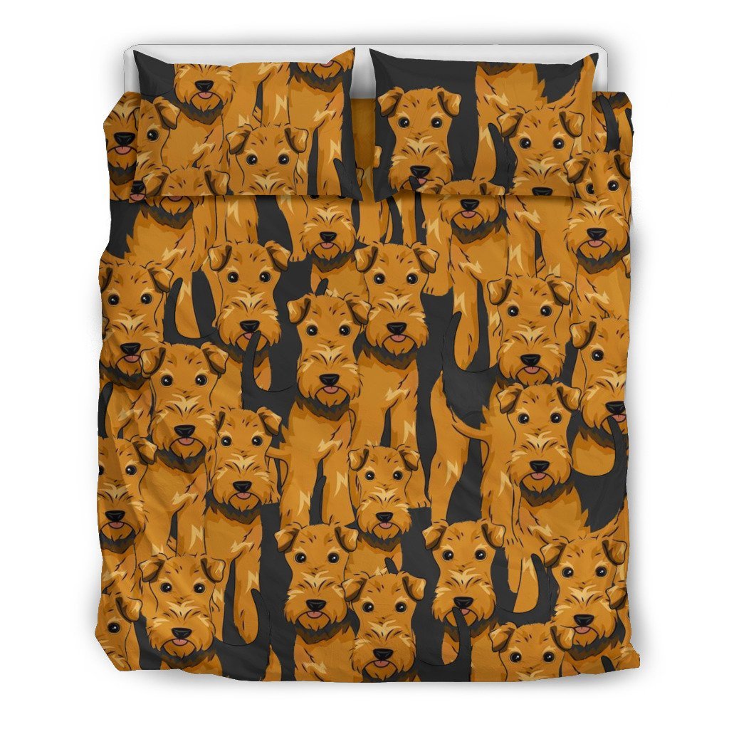 Airedale Terrier 3D Customized Duvet Cover Bedding Set