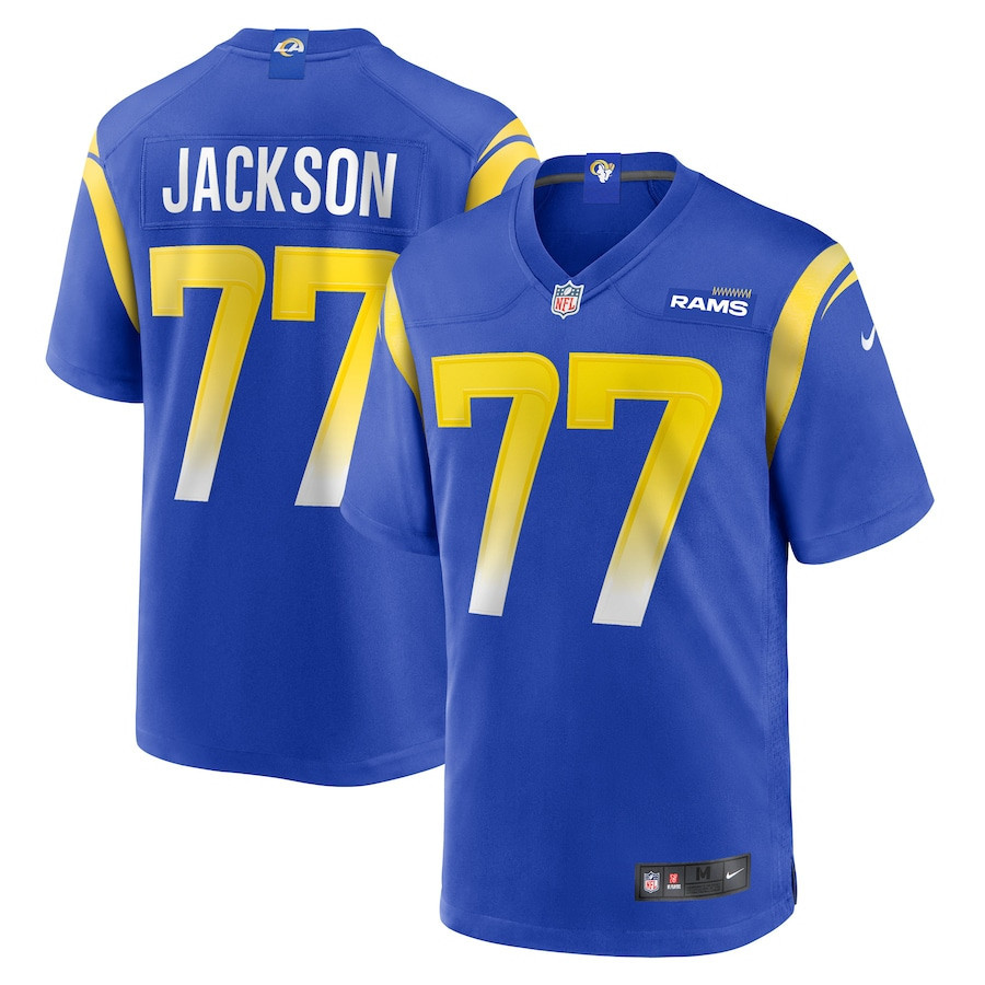 AJ Jackson Los Angeles Rams Stitched Jersey – Royal