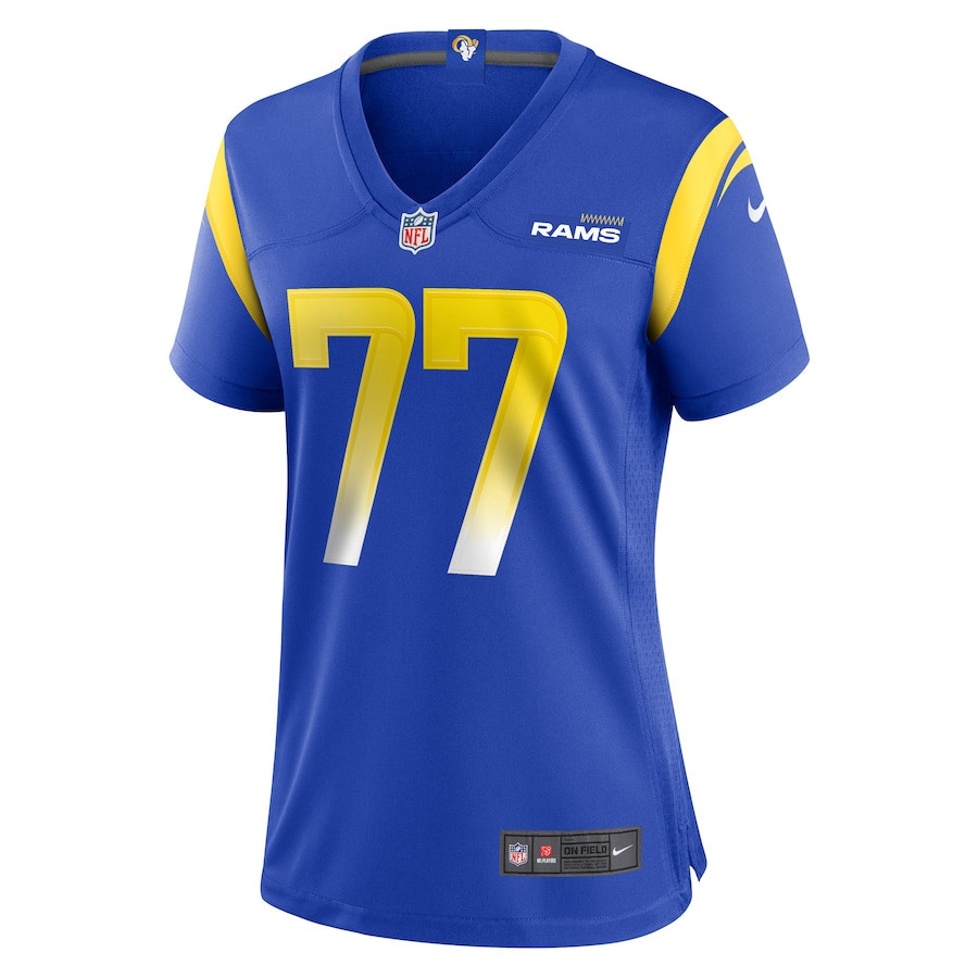 AJ Jackson Los Angeles Rams Women’s Stitched Jersey – Royal
