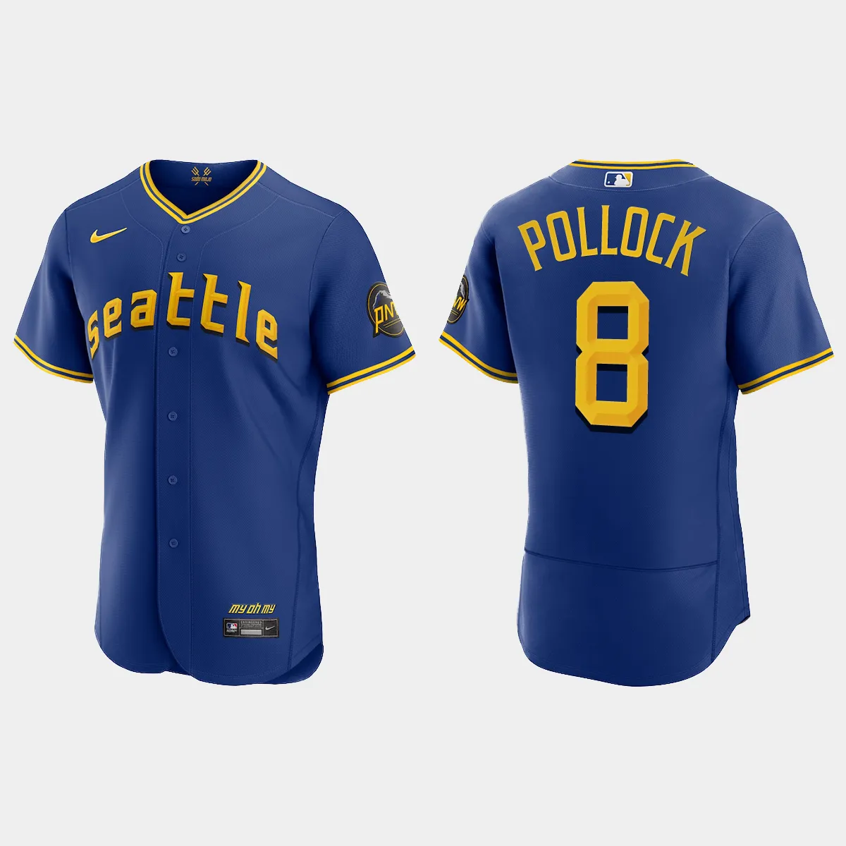 AJ Pollock Seattle Mariners 2023 City Connect Jersey – Royal