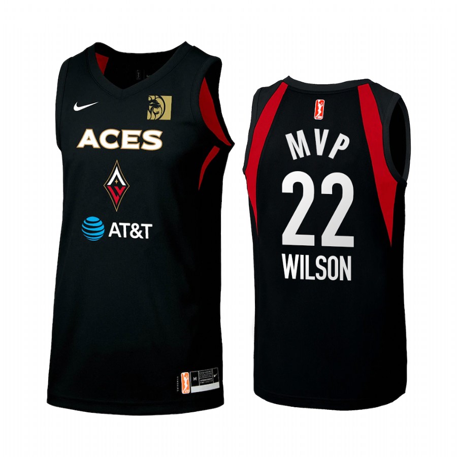 A'ja Wilson WNBA 2020 MVP Special Edition Women Black Jersey