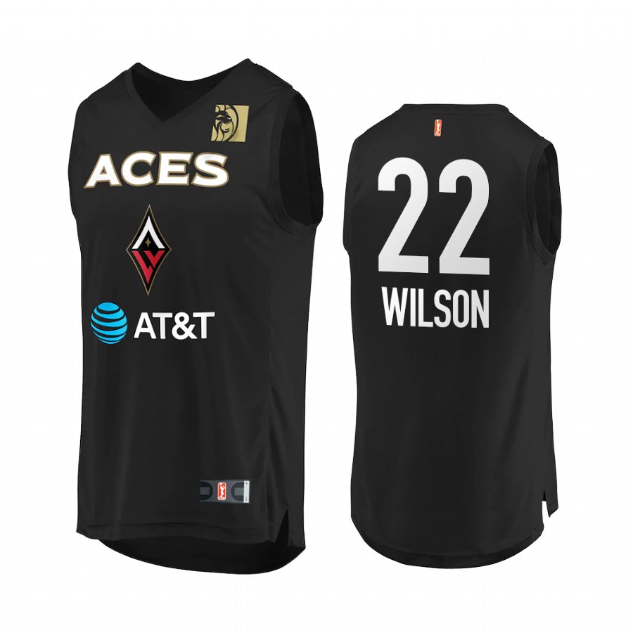A'ja Wilson WNBA Black Jersey